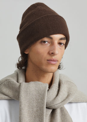 Bonnet Inko en cachemire - Marron