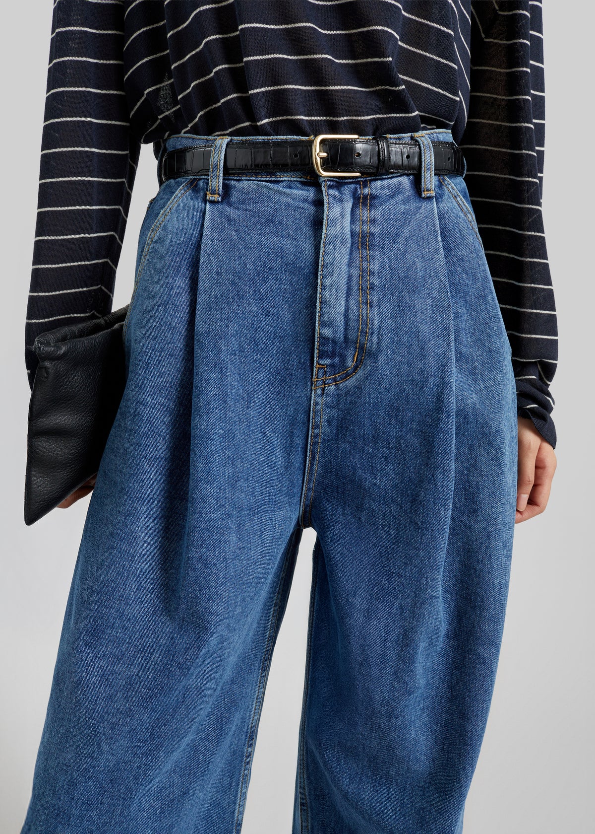Isabella Denim Pants - Medium Wash - 2