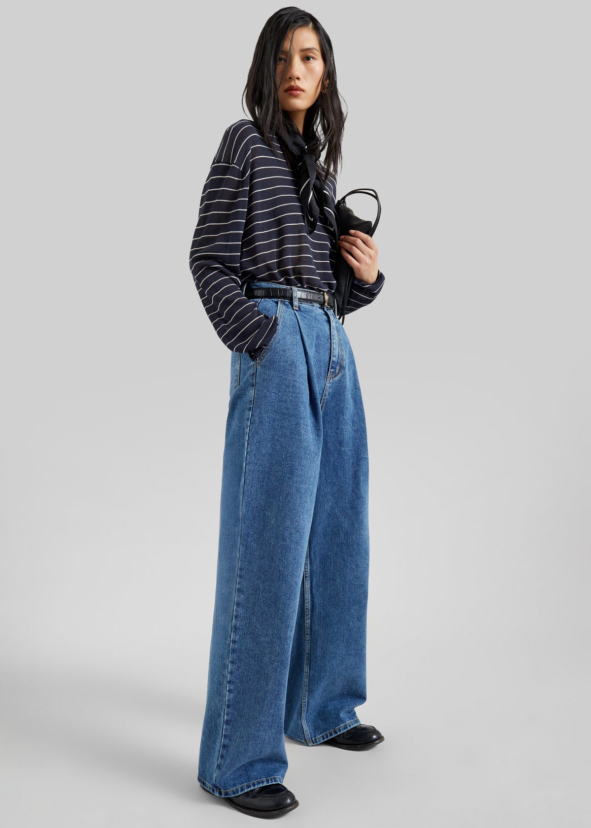 Isabella Denim Pants - Medium Wash - 5