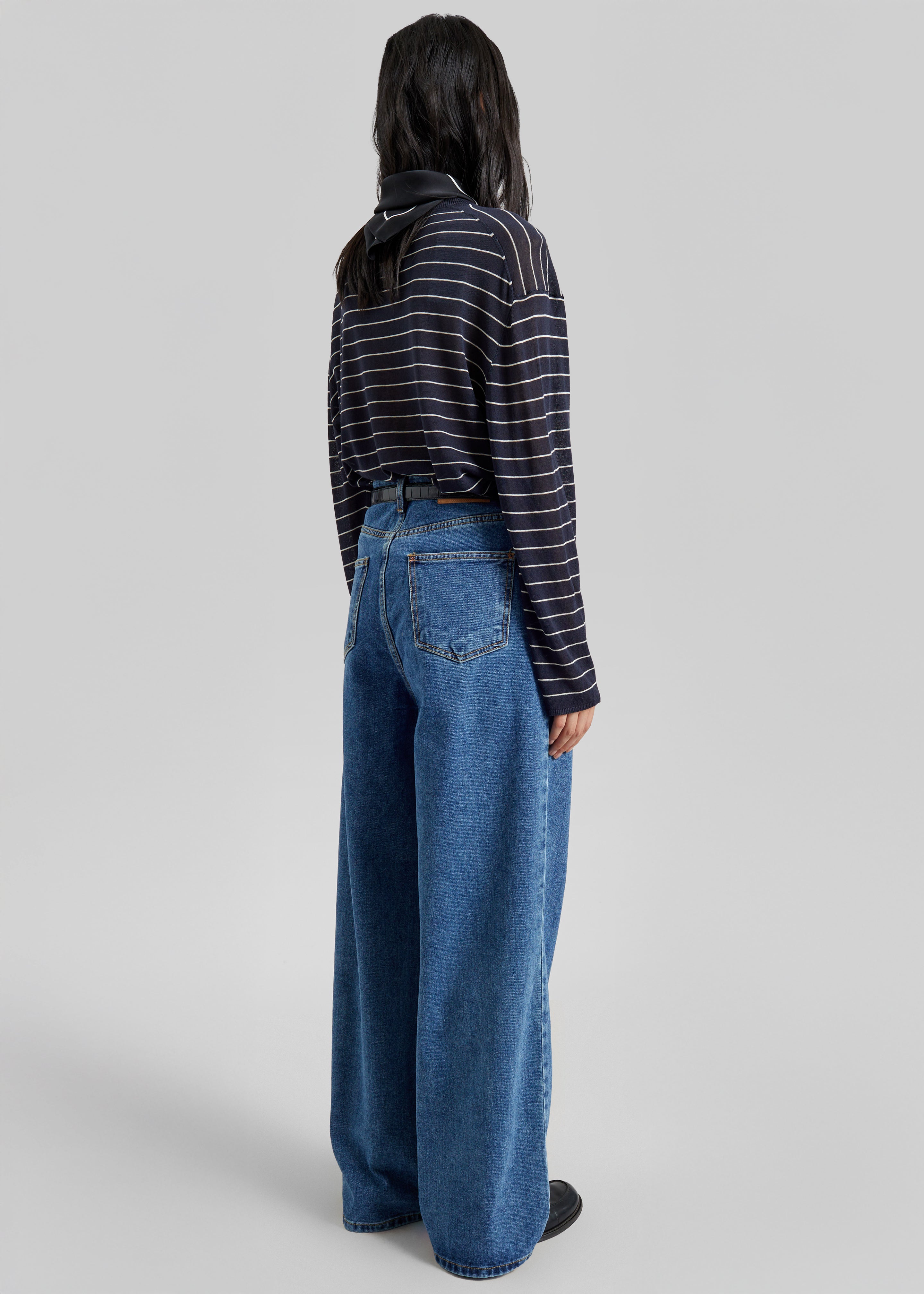 Isabella Denim Pants - Medium Wash – The Frankie Shop Europe