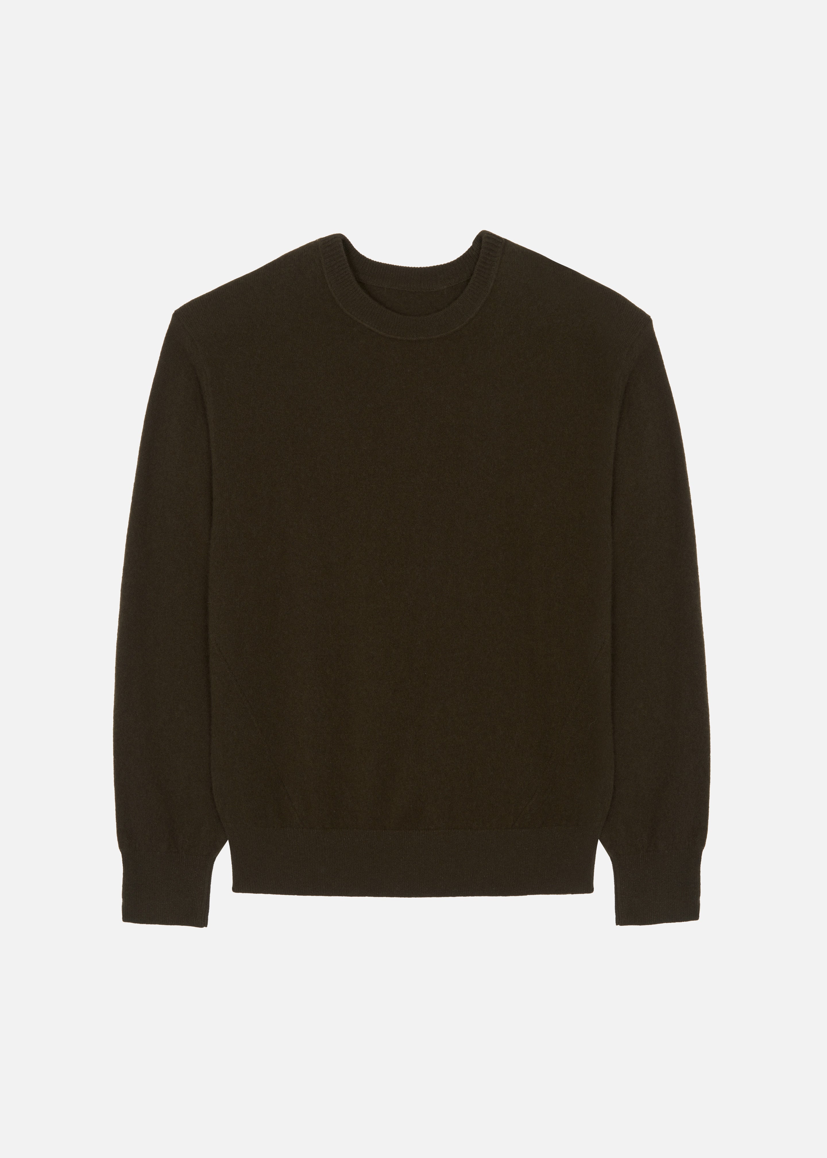 Isar Wool Crewneck Sweater - Khaki - 8