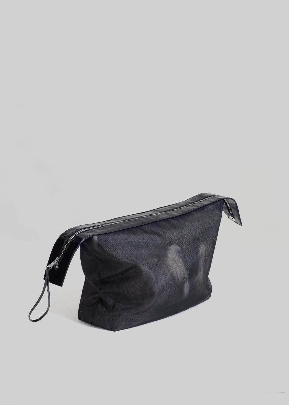 Isera Fur Mesh Bag - Grey - 1