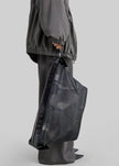 Borsa Isera in rete con pelliccia - Grigio