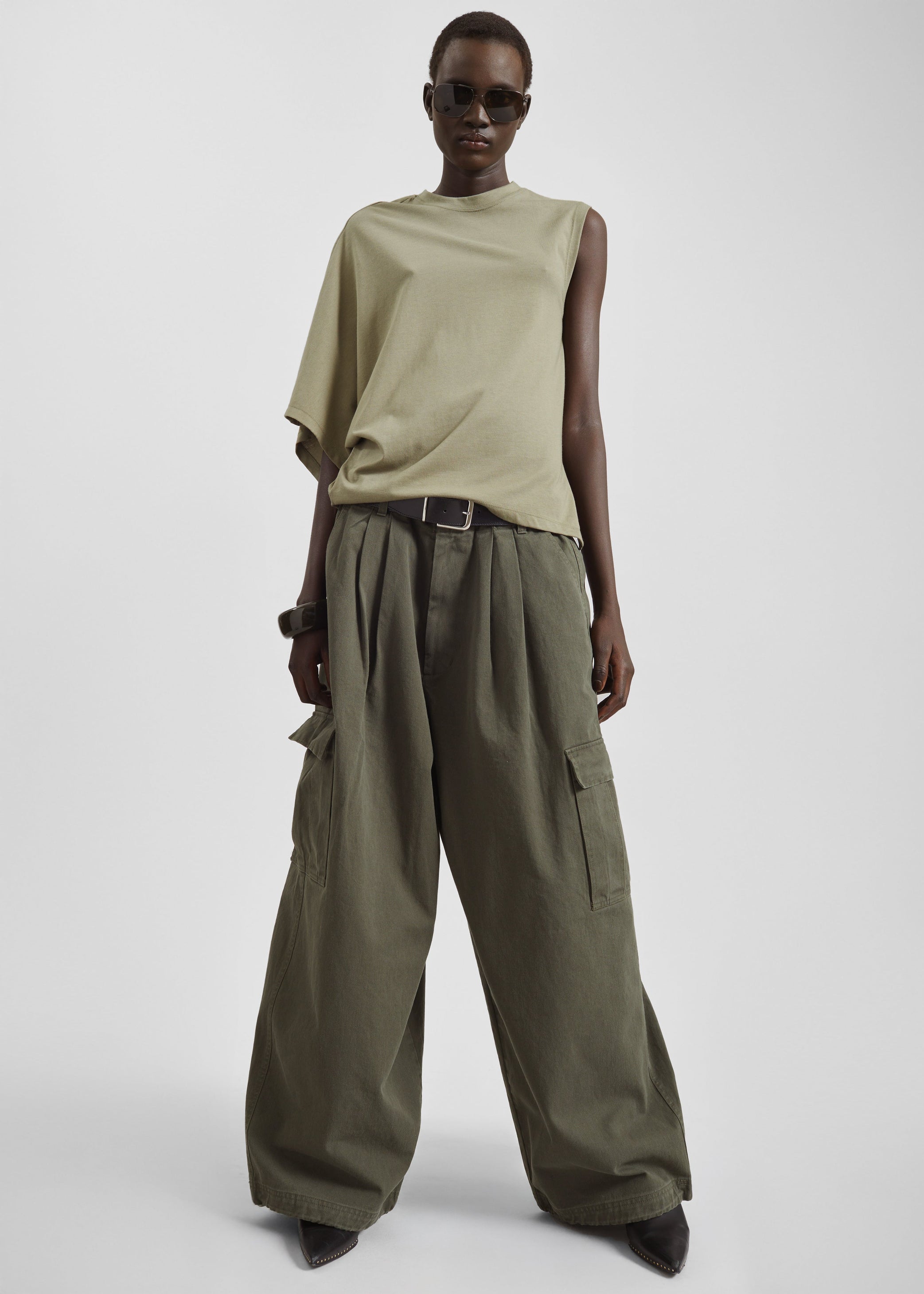 Shop the look image for Wandle Cargo Pants - Khaki