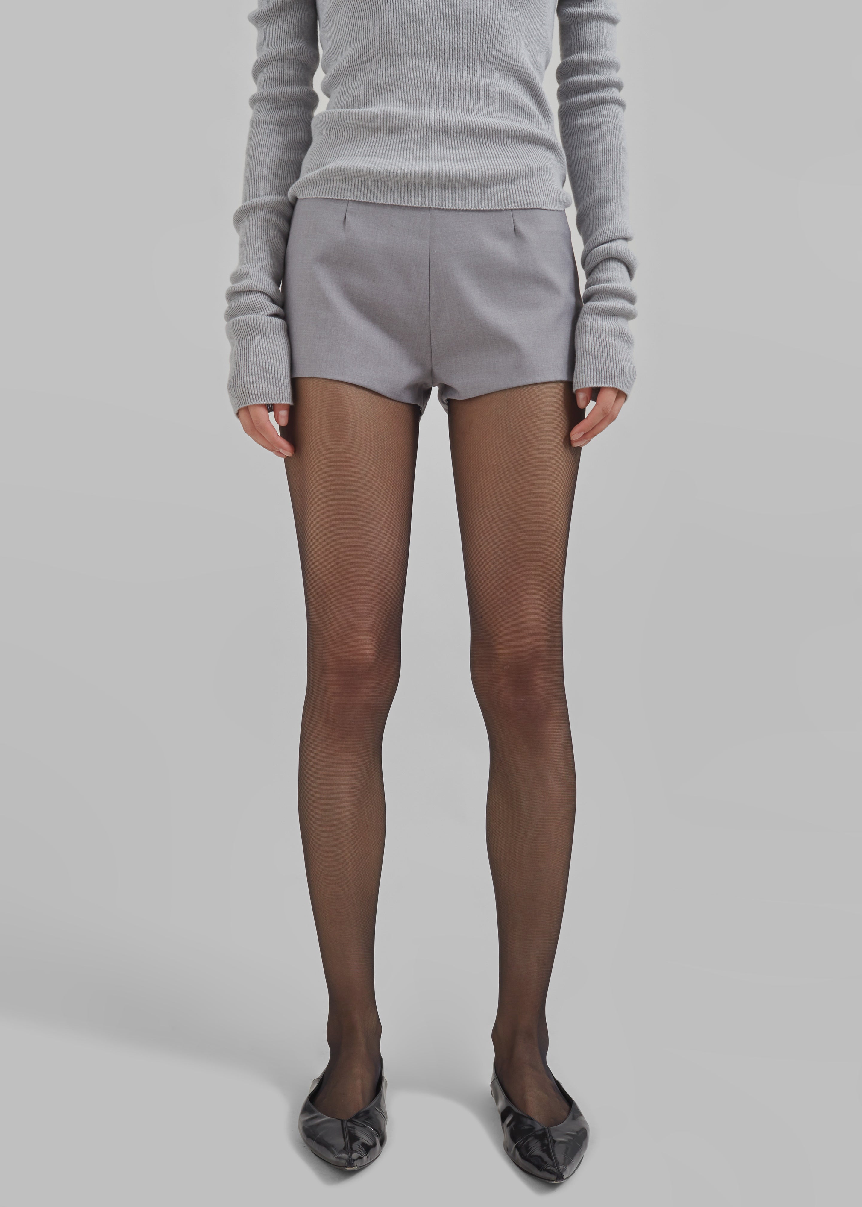 Isodora Hot Pants - Grey - 5