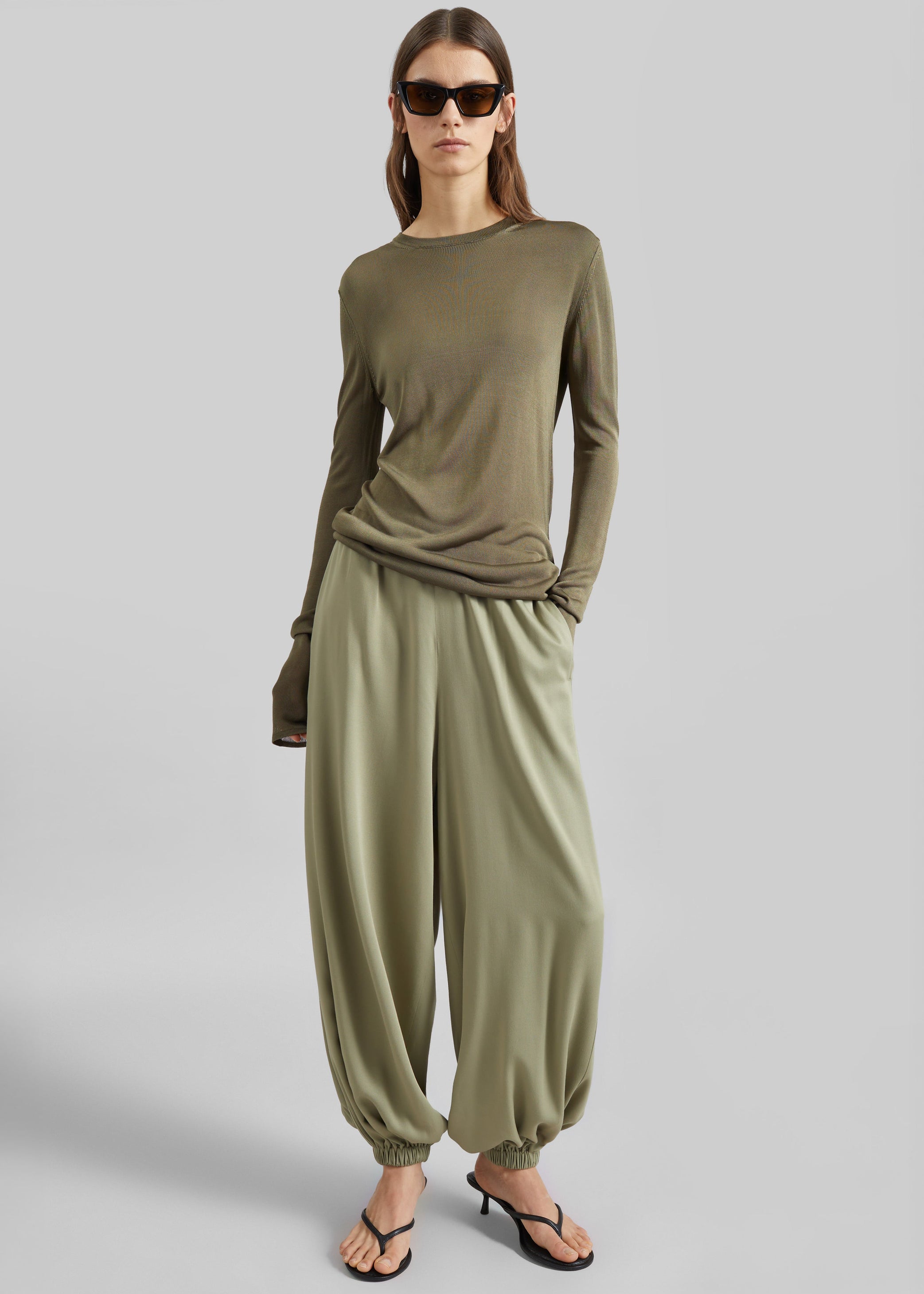 Shop the look image for Isola Fluid Balloon Pants - Sage