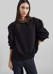Isore Padded Sweatshirt - Black
