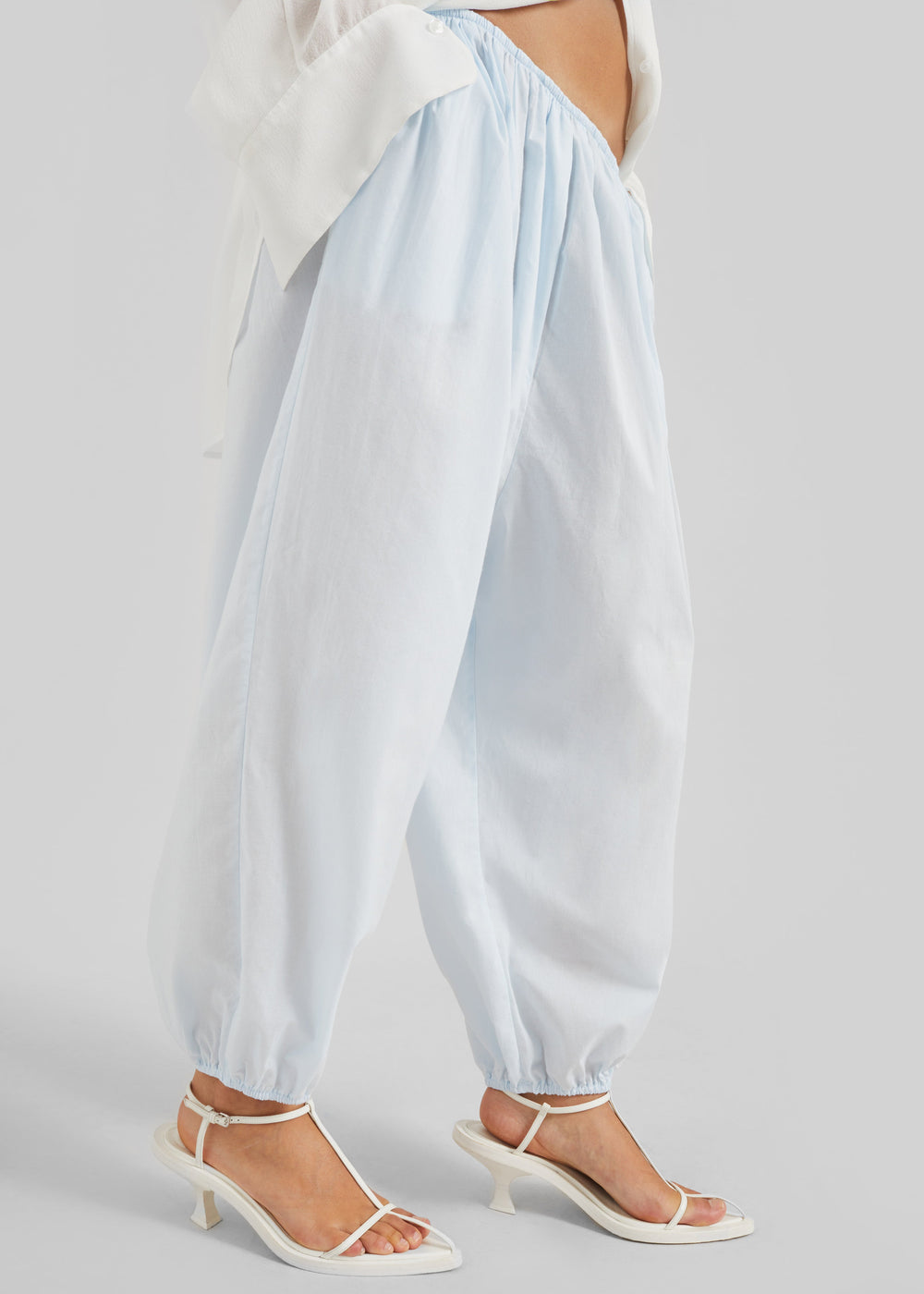 Isorella Balloon Pants - Light Blue - 1