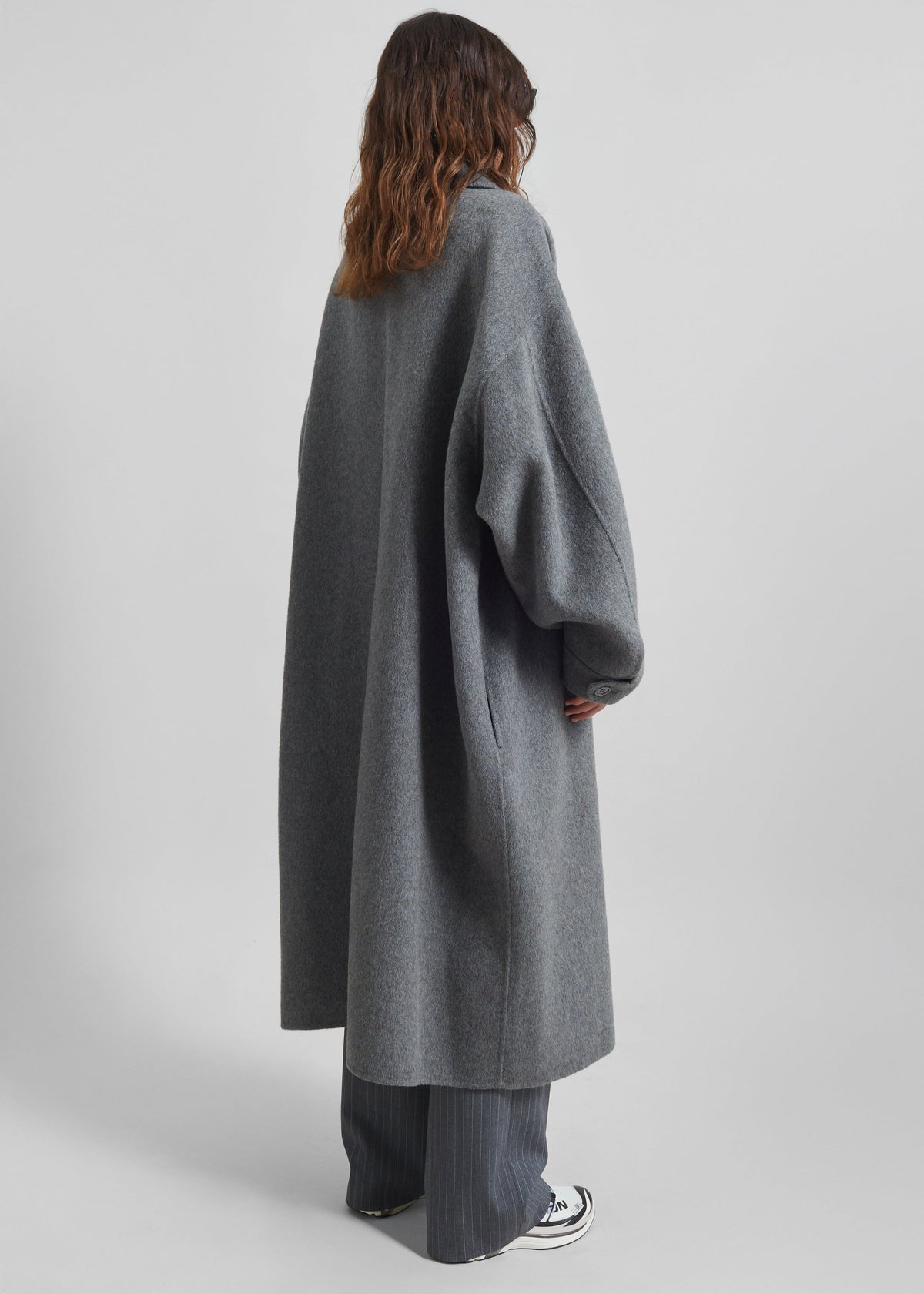Issen Wool Trench Coat - Grey - 6