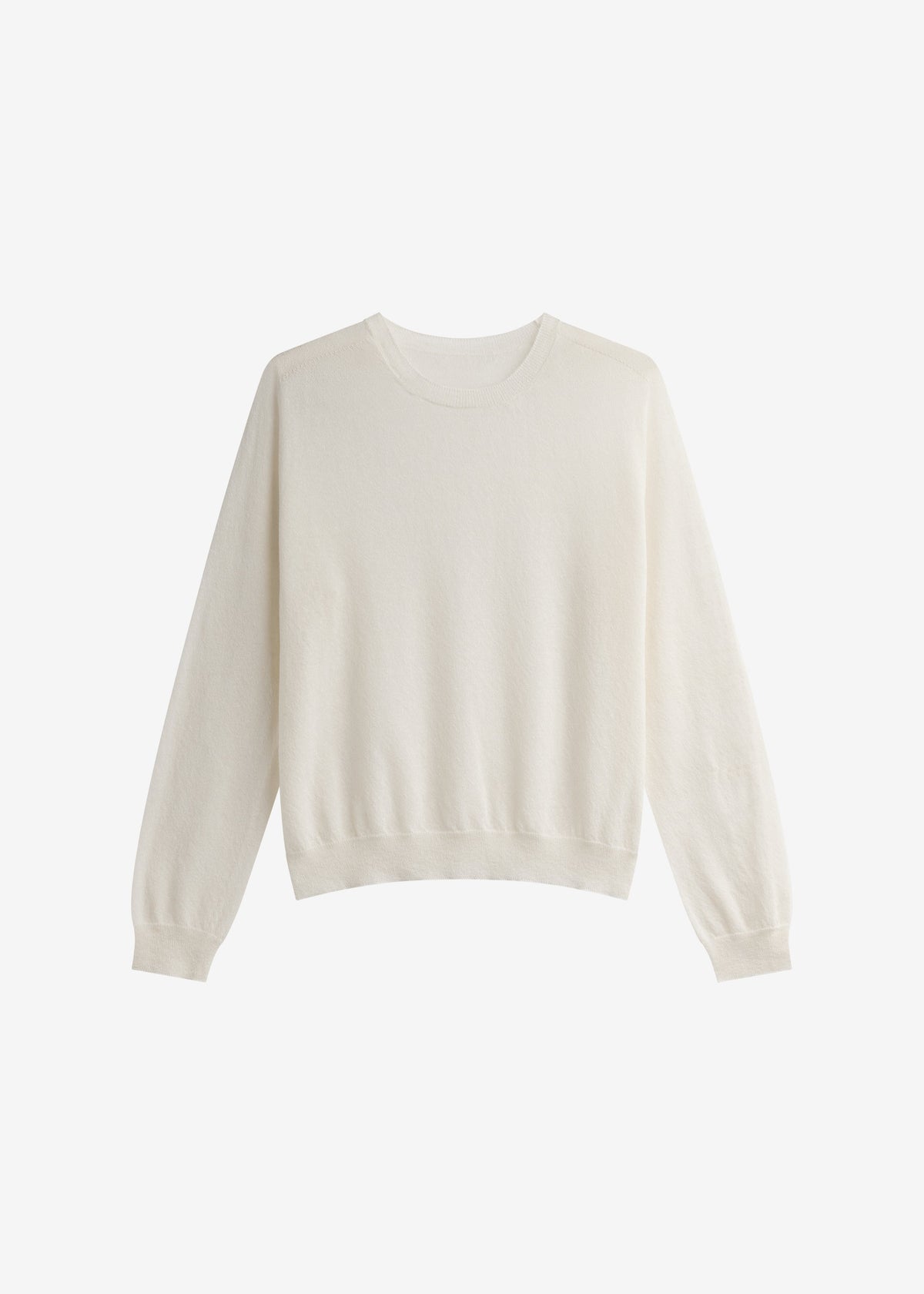 Ivrea Sheer Knit Top - Ivory - 14
