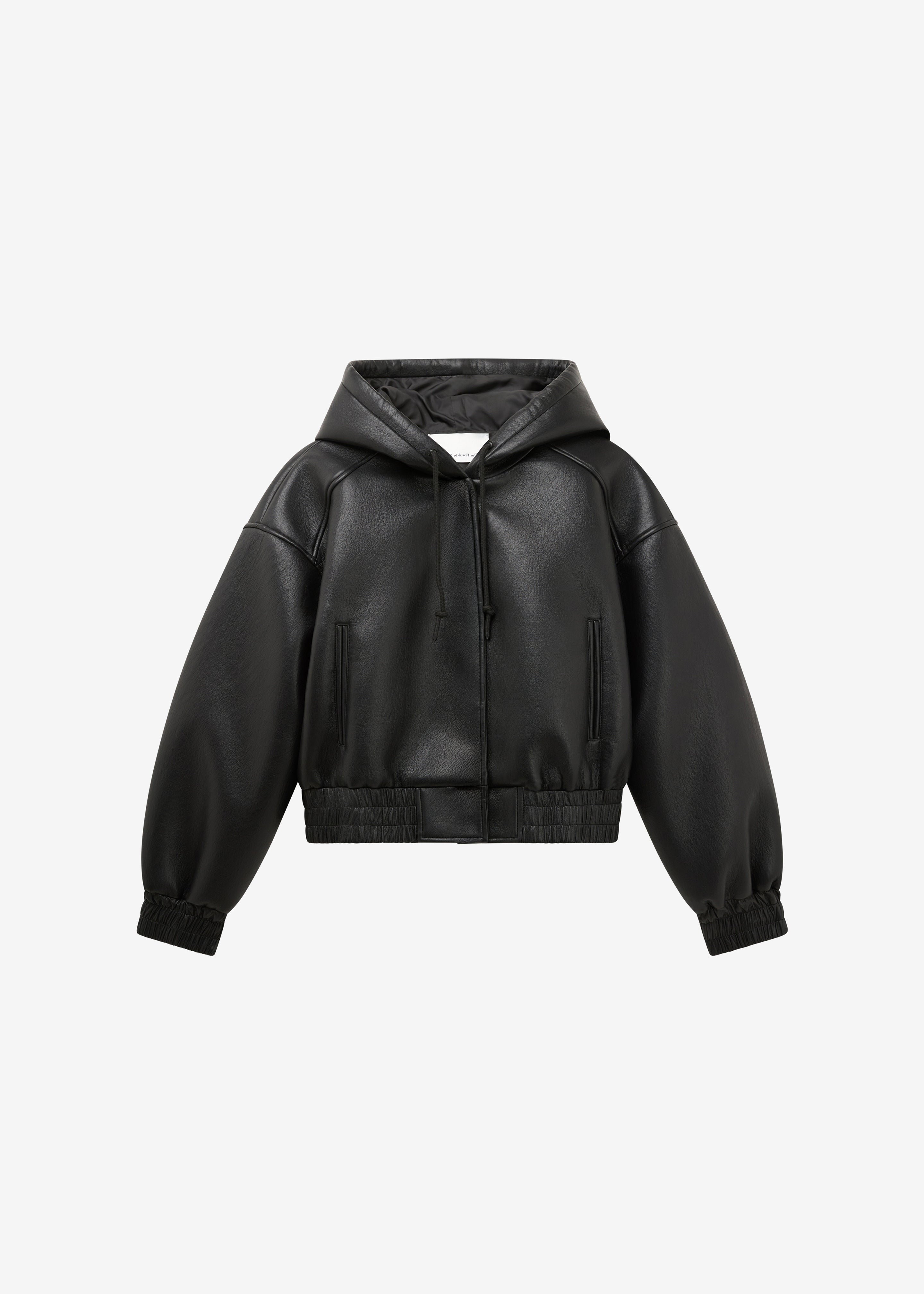 Jackson Faux Leather Bonded Bomber - Black – The Frankie Shop Europe