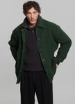 Jacob Wool Coat - Forest Green