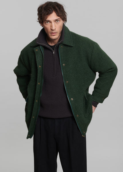 Jacob Wool Coat Forest Green