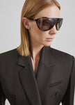 Blazer Jade doppiopetto in lana - Principe Di Galles Marrone