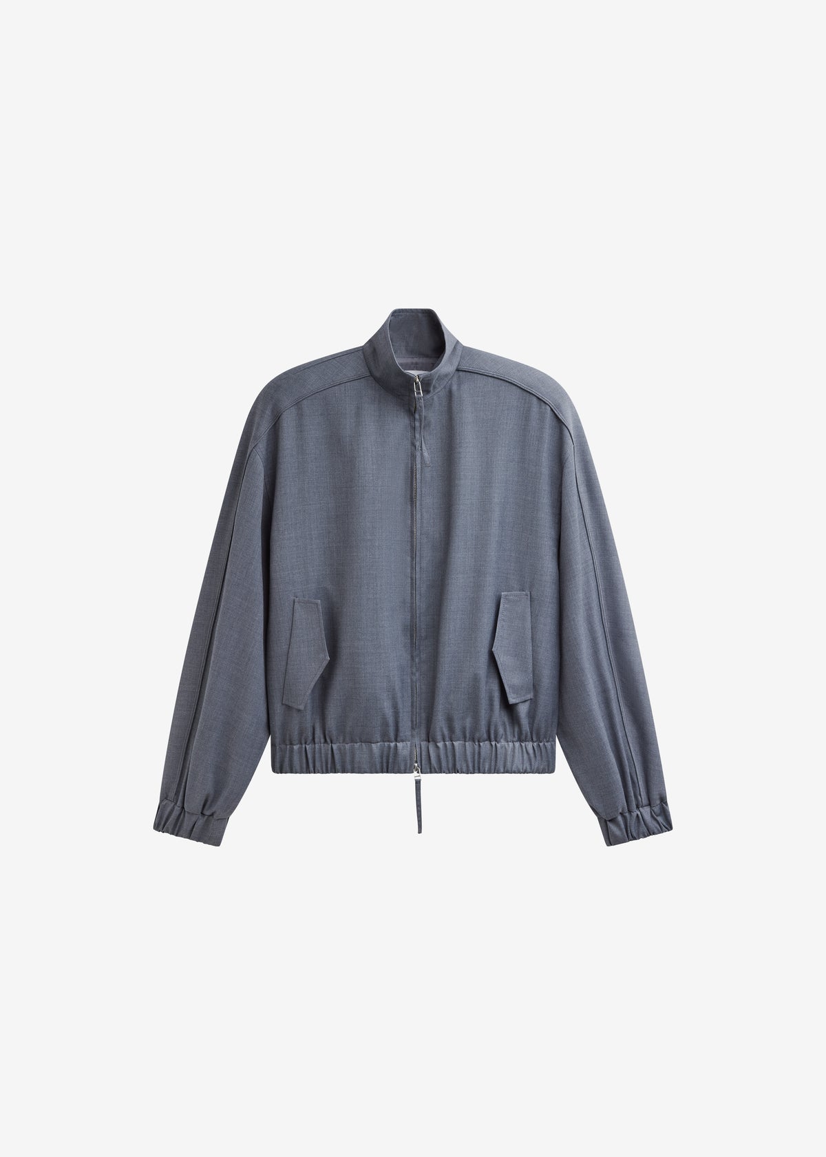 Veste Jalen à col montant - Gris chiné