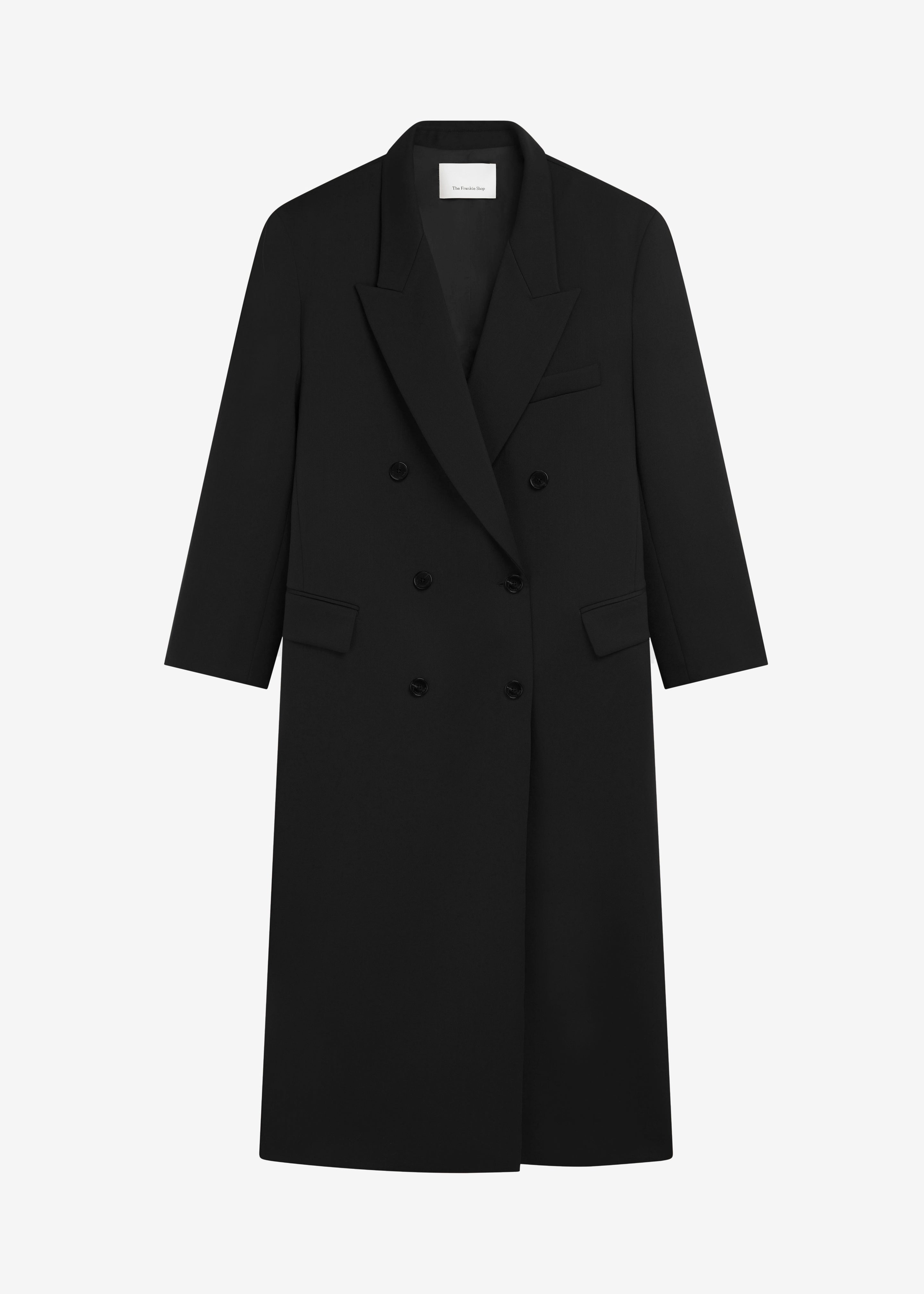 Jane Long Coat - Black - 12