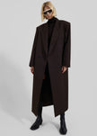 Jane Long Coat - Brown