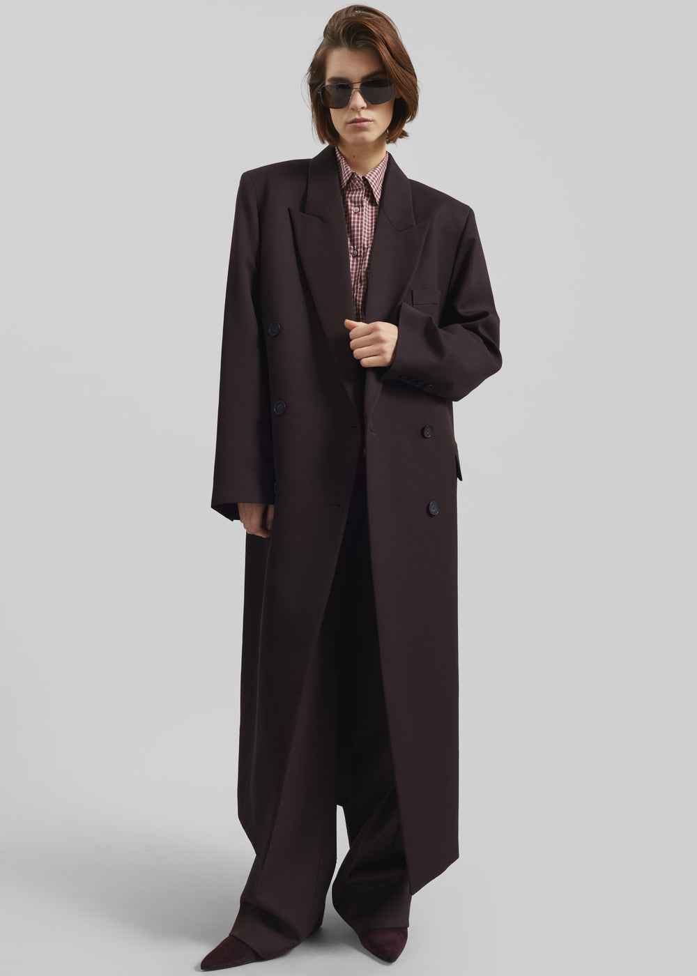 Jane Long Coat - Brown
