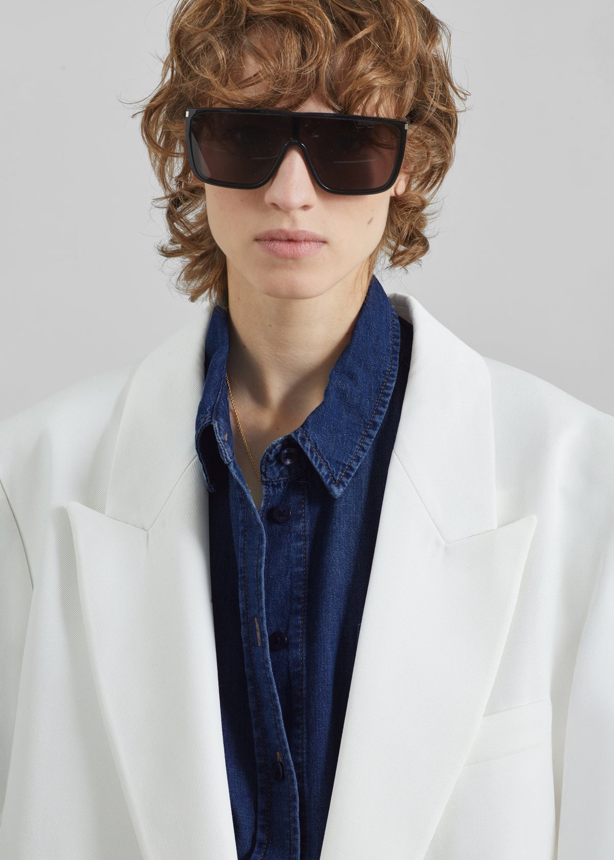 Jane Long Coat - White