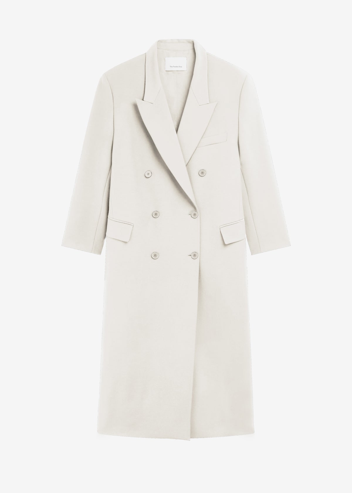 Jane Long Coat - White - 10