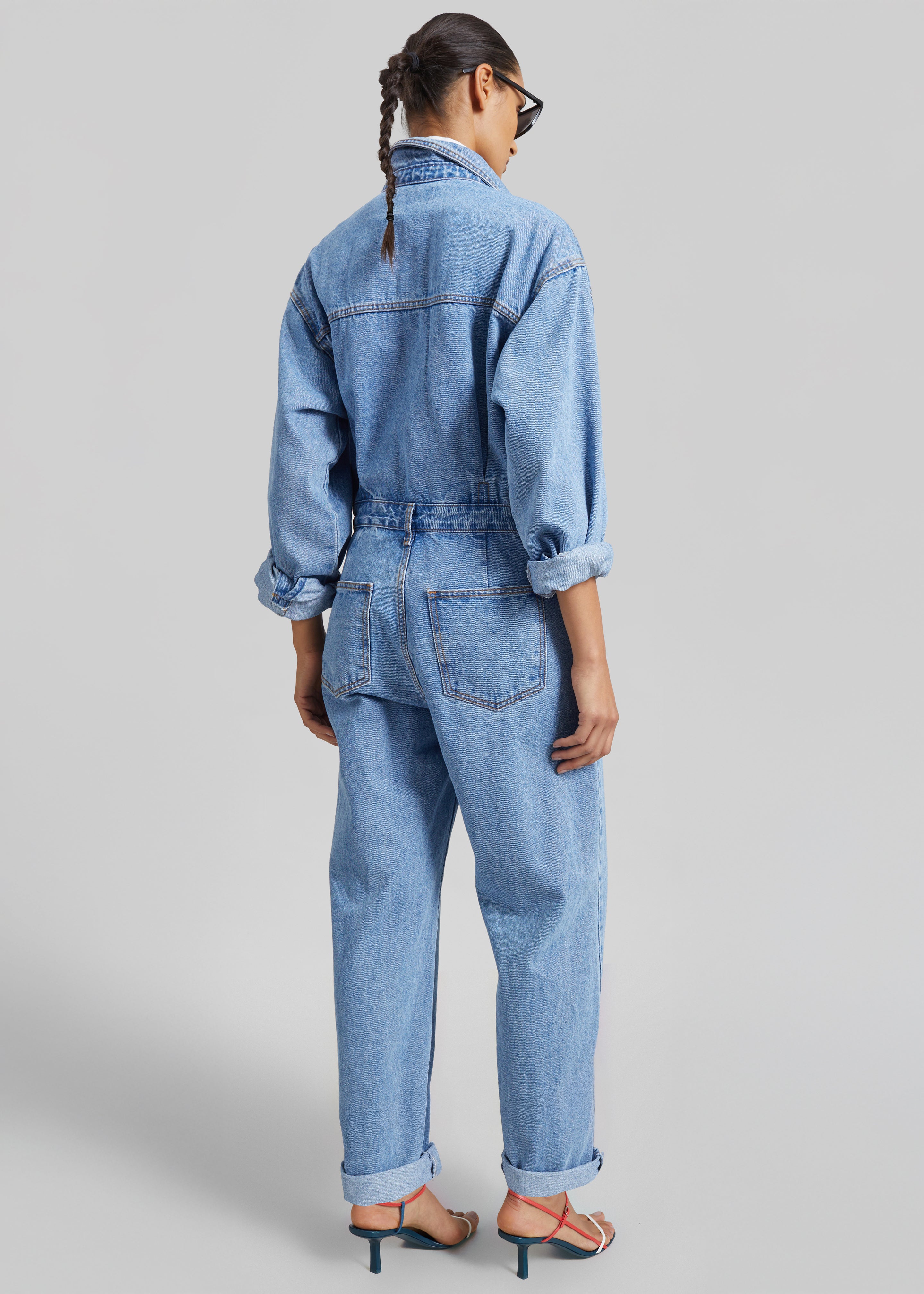 Jas Denim Jumpsuit - Dark Indigo - 13