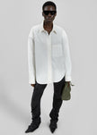 Chemise Jaslen à épaulettes - Blanc