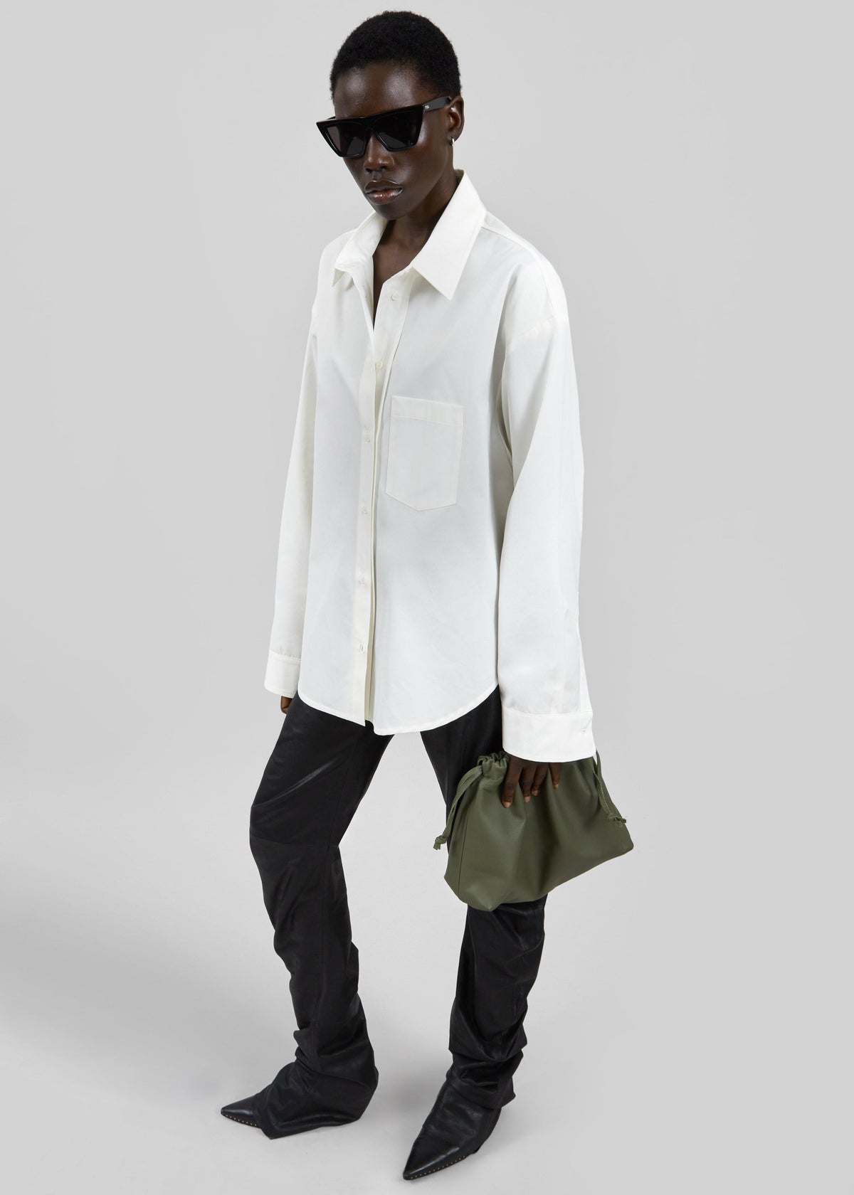 Chemise Jaslen à épaulettes - Blanc - 4