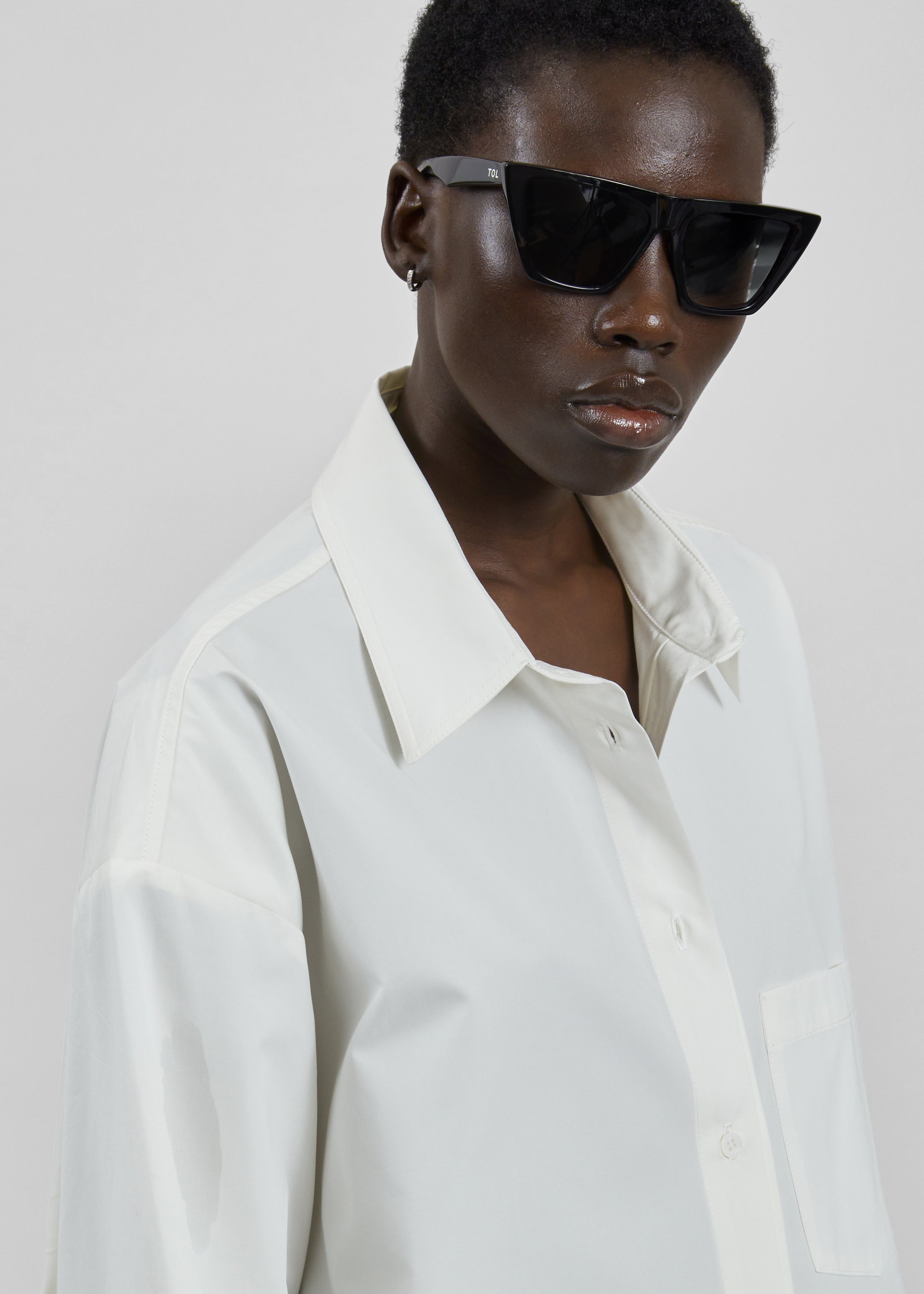 Chemise Jaslen à épaulettes - Blanc - 3