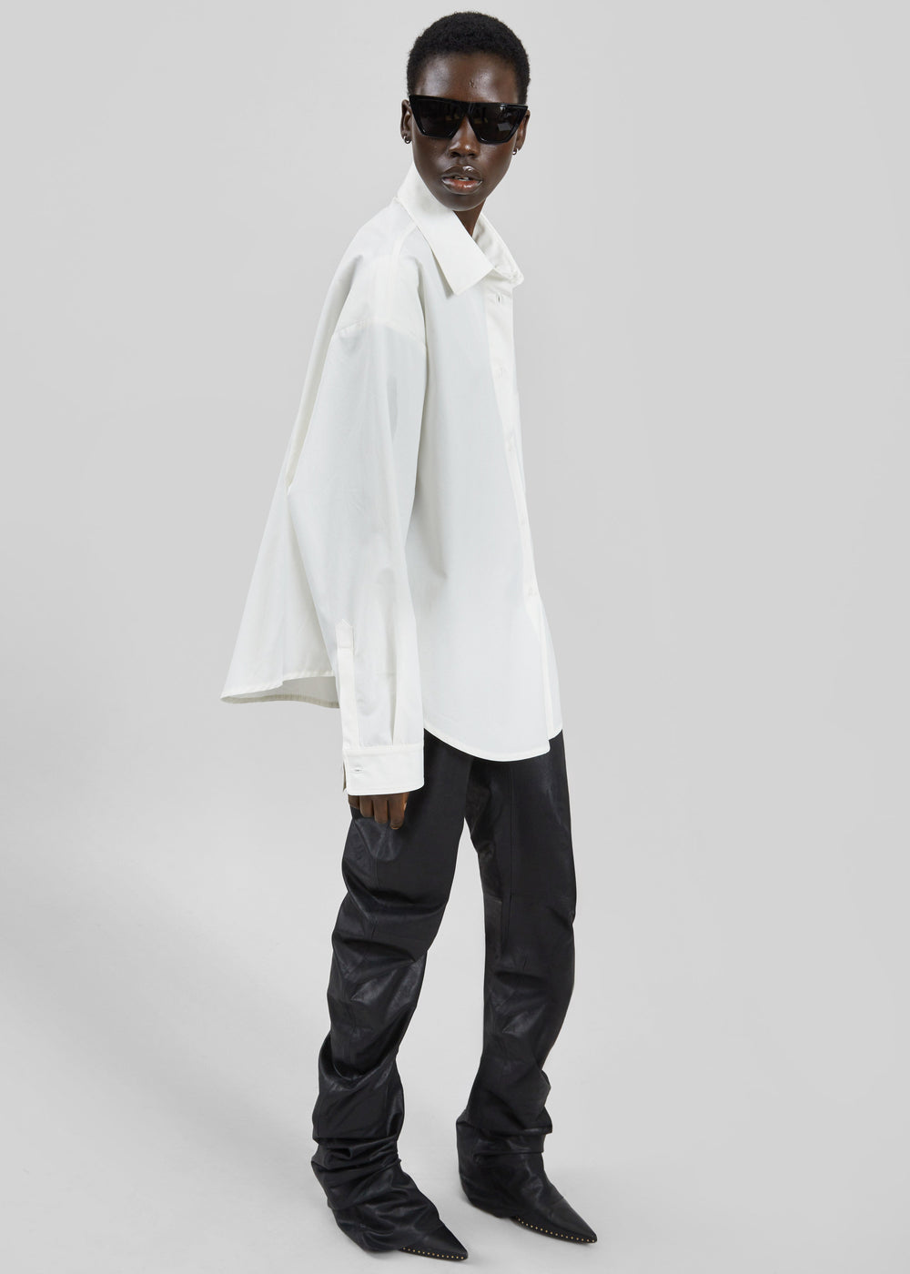 Jaslen Padded Shirt - White