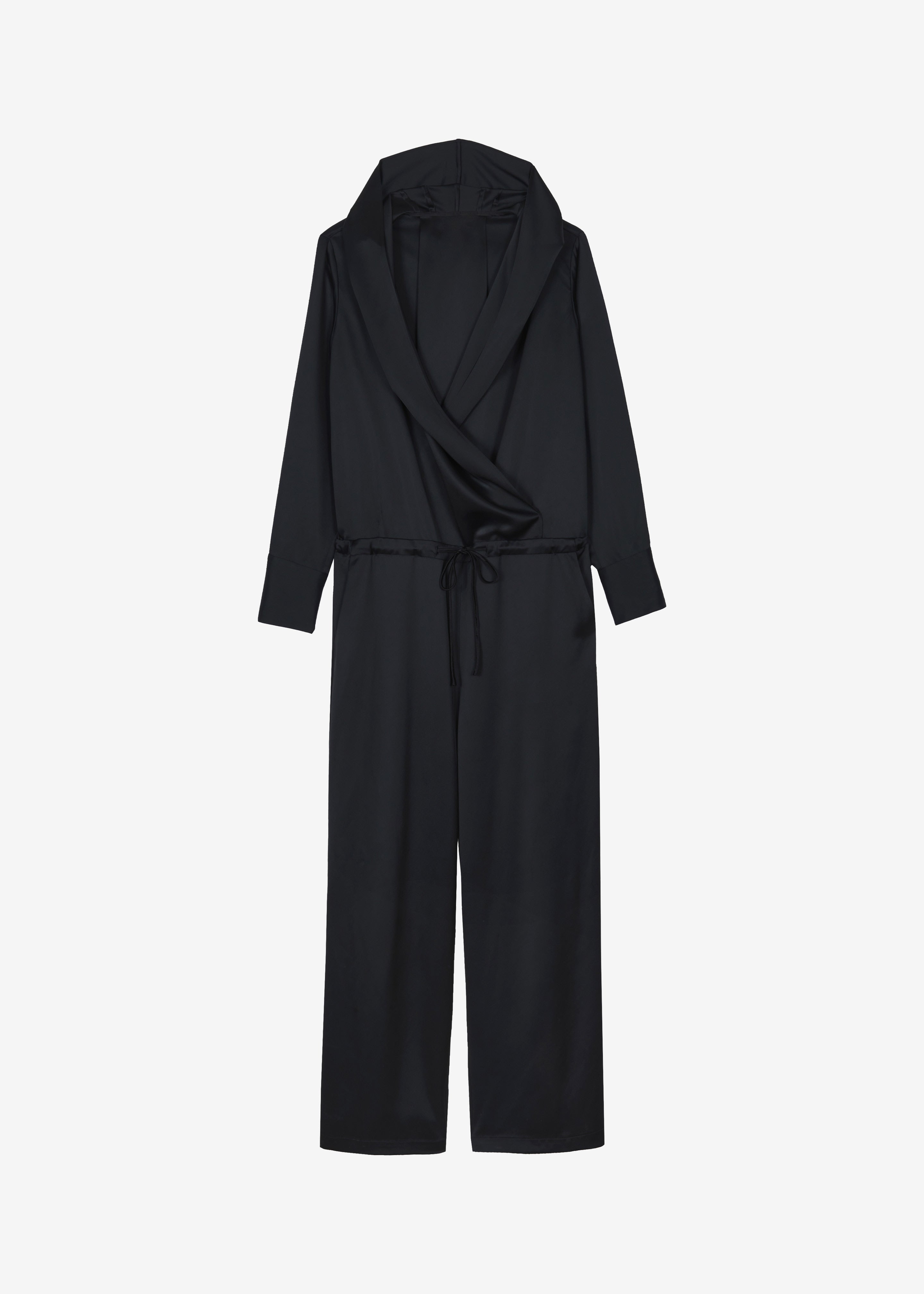 Jesmond Hooded Jumpsuit - Black - 8