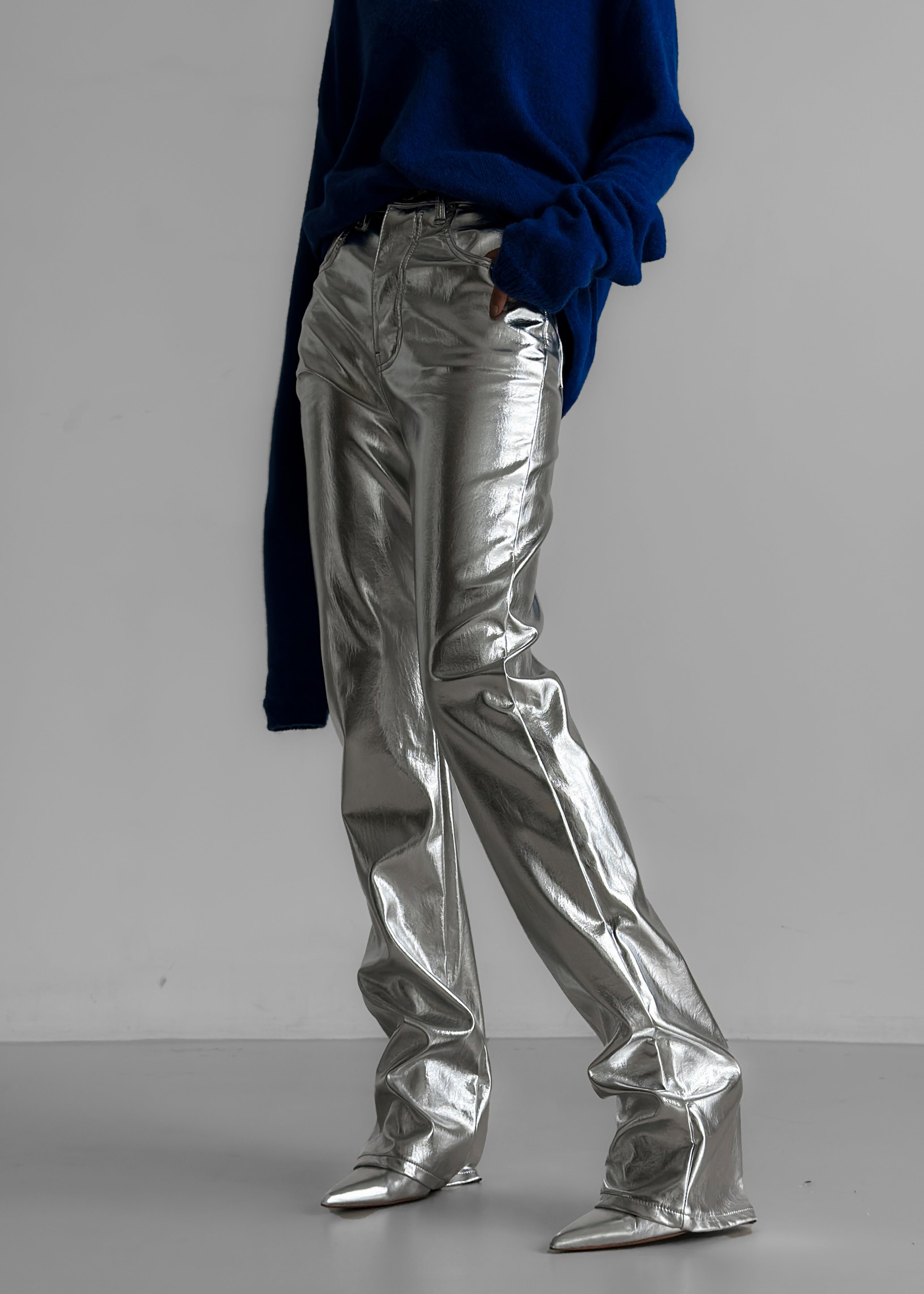 Jesse Aluminium Pants - Silver - 6