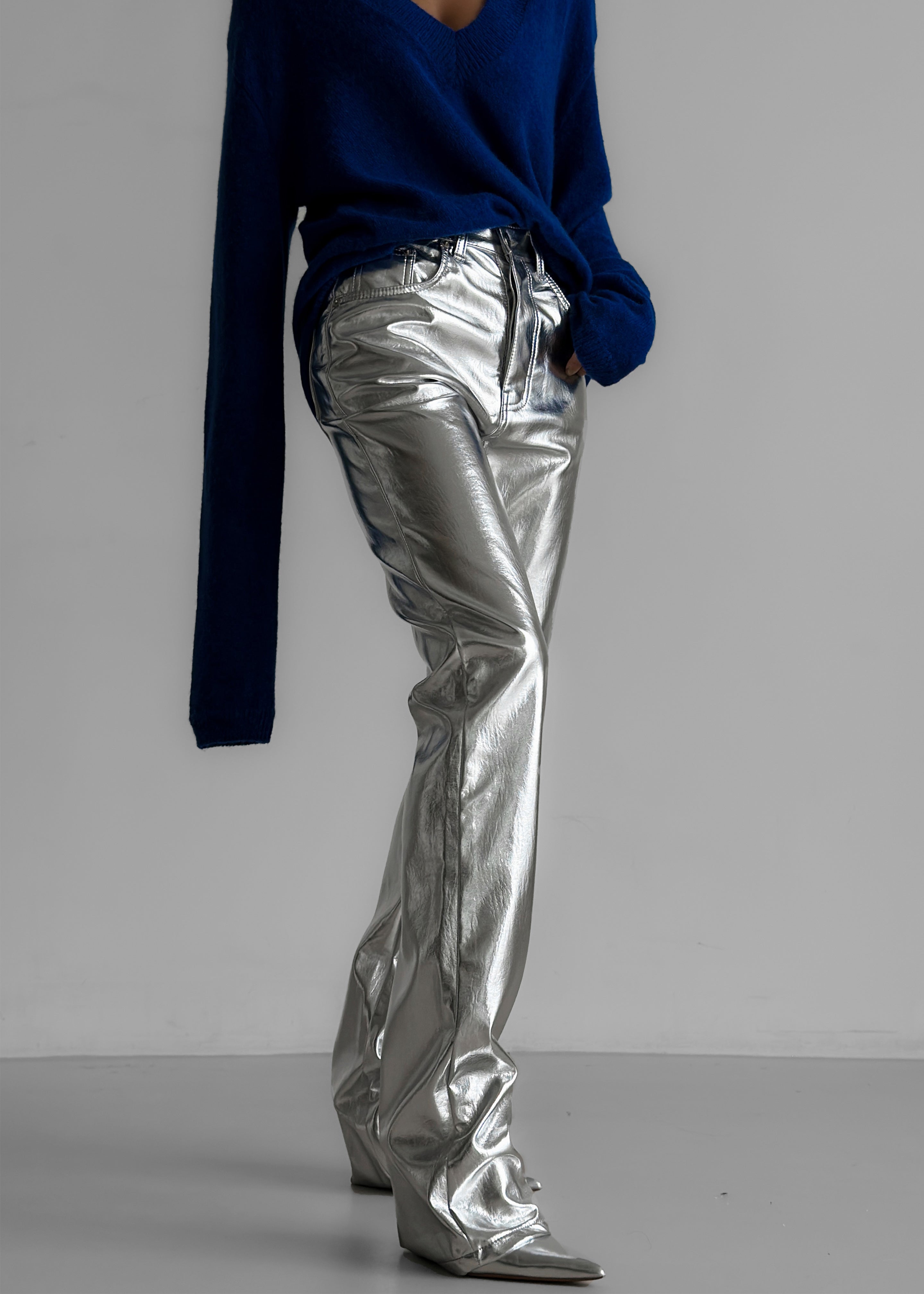 Jesse Aluminium Pants - Silver - 9