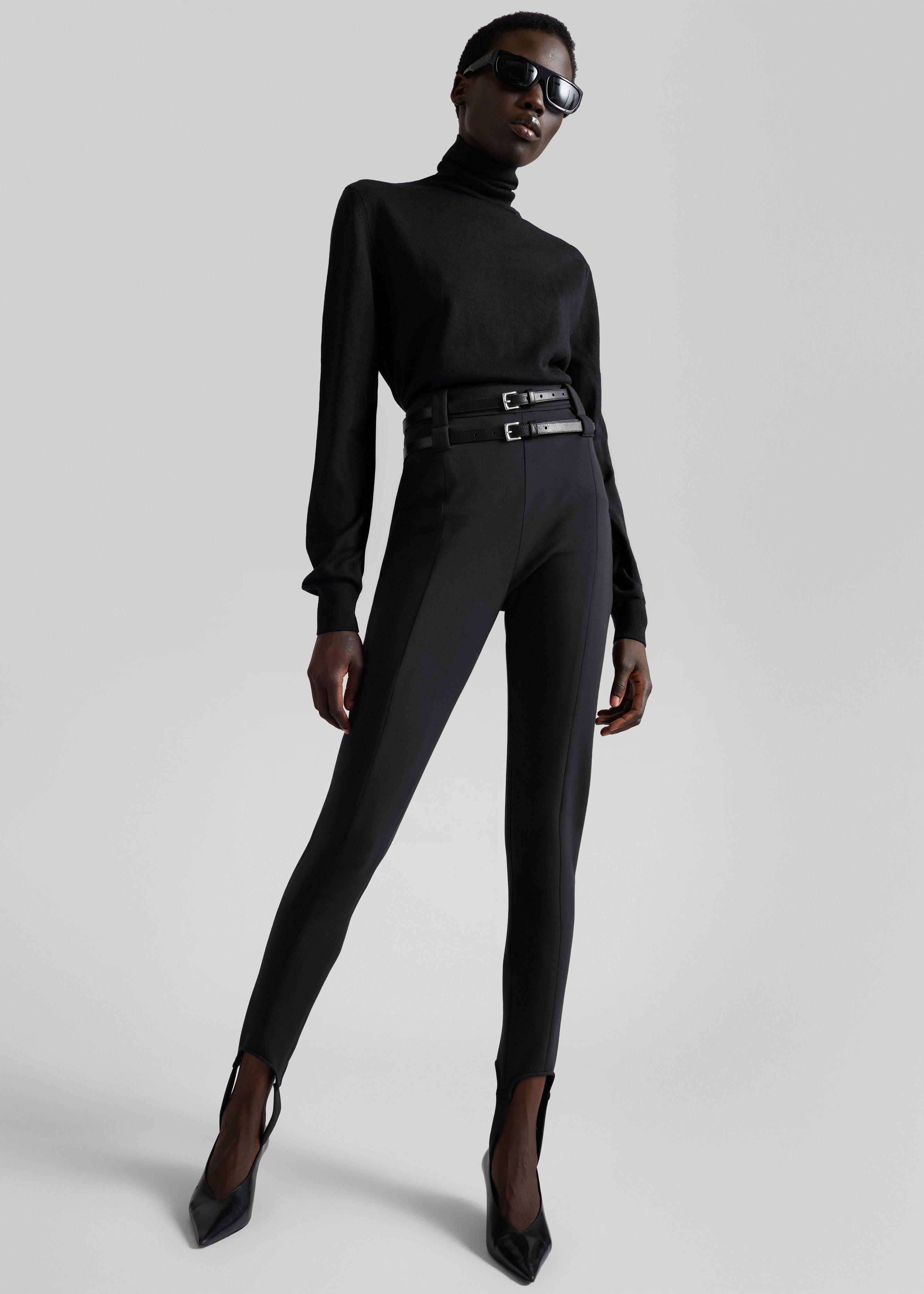 Ceinture Jessie en cuir - Noir - 9