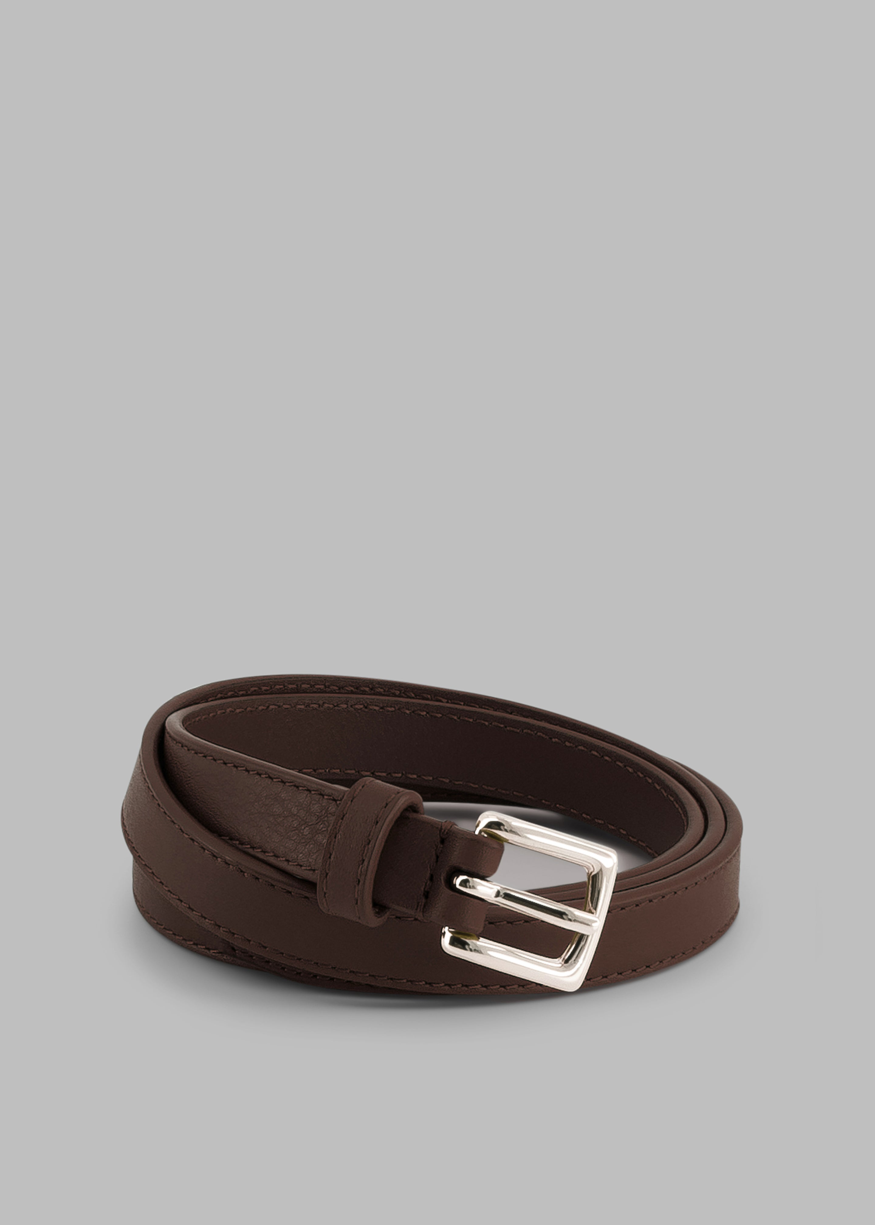 Jessie Leather Belt - Brown - 1