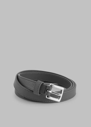 Jessie Leather Belt - Grey