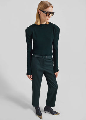 Jet Slim Tailored Trousers - Bottle Green