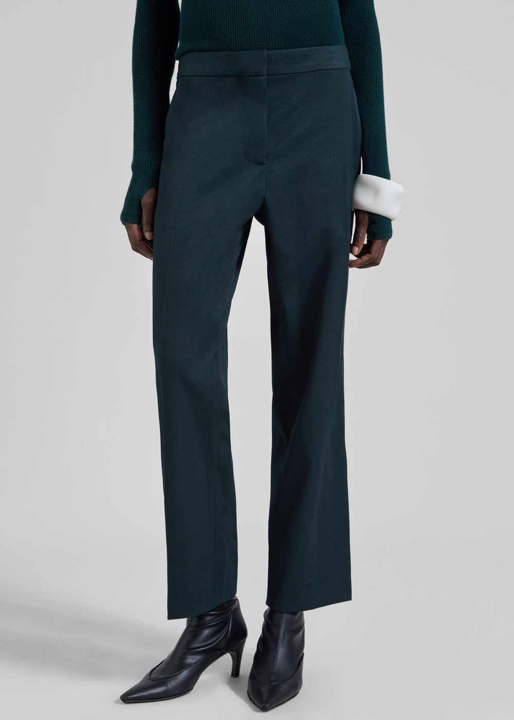 Jet Slim Tailored Trousers - Bottle Green