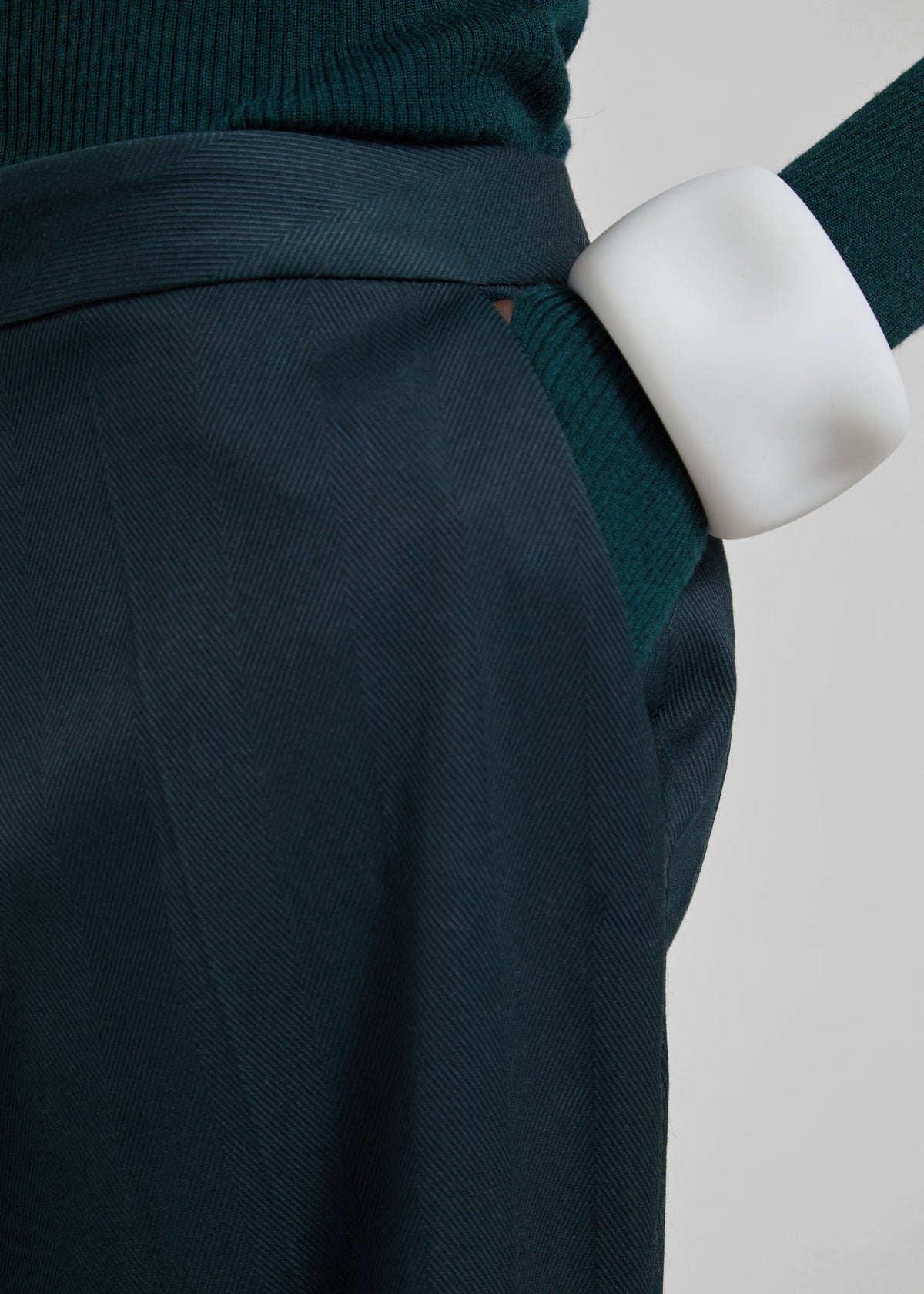 Jet Slim Tailored Trousers - Bottle Green