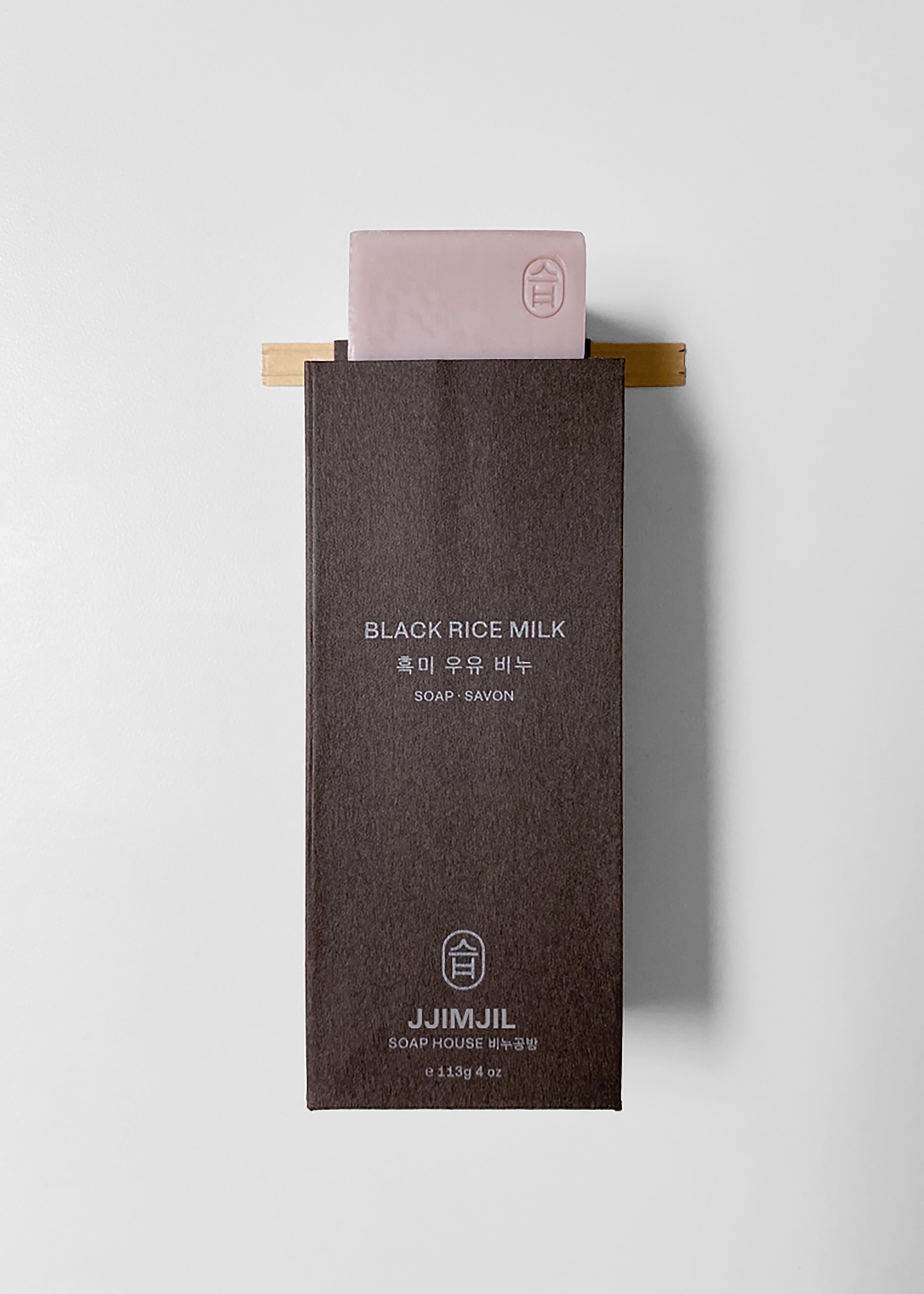 Jjimjil Bar Soap - Black Rice Milk - 3