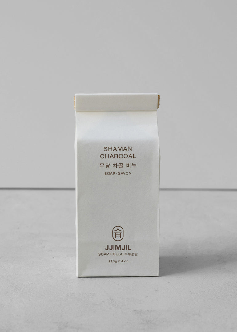 Jjimjil Bar Soap - Shaman Charcoal - 4