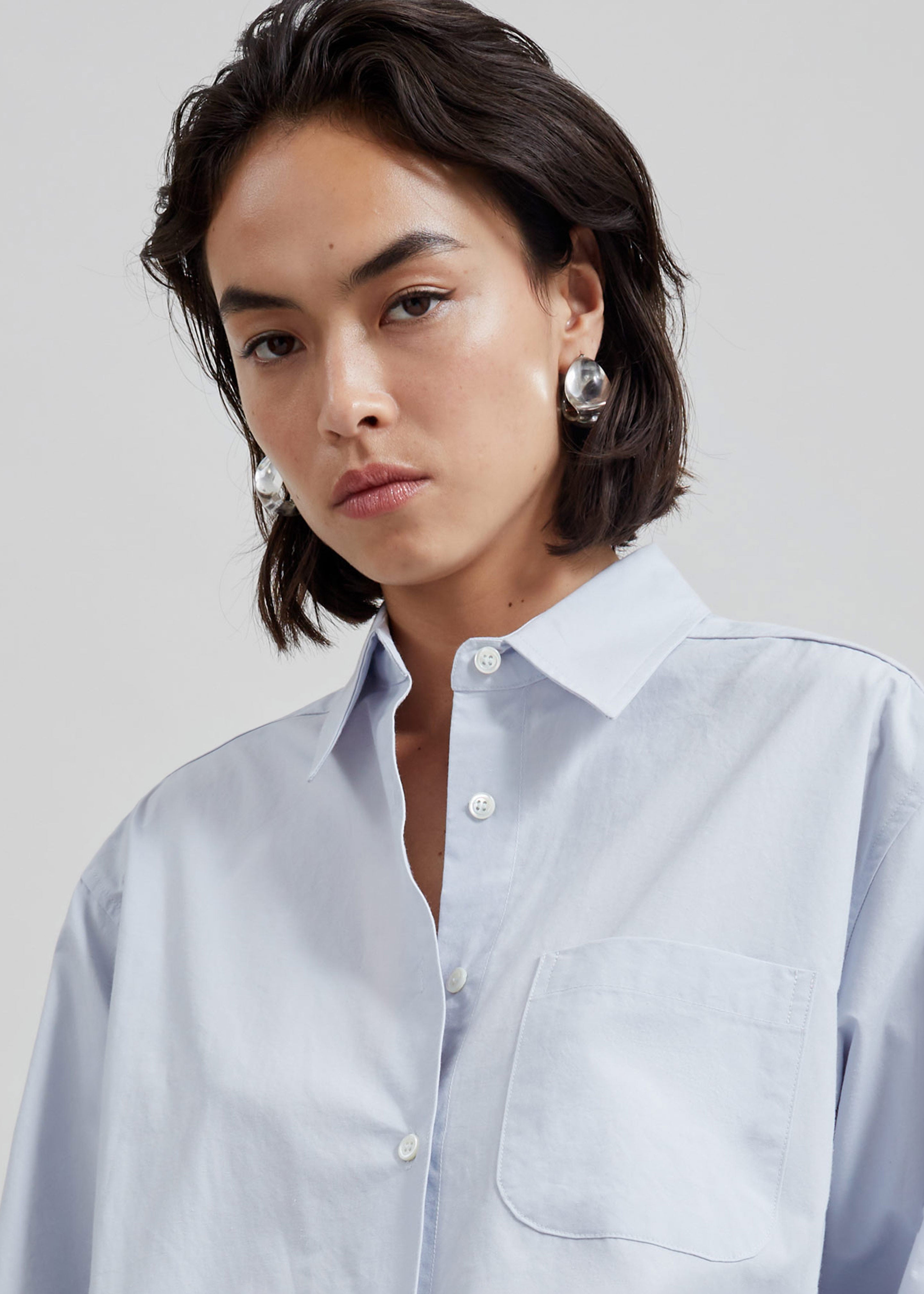 Jody Button Up Shirt - Light Blue - 8