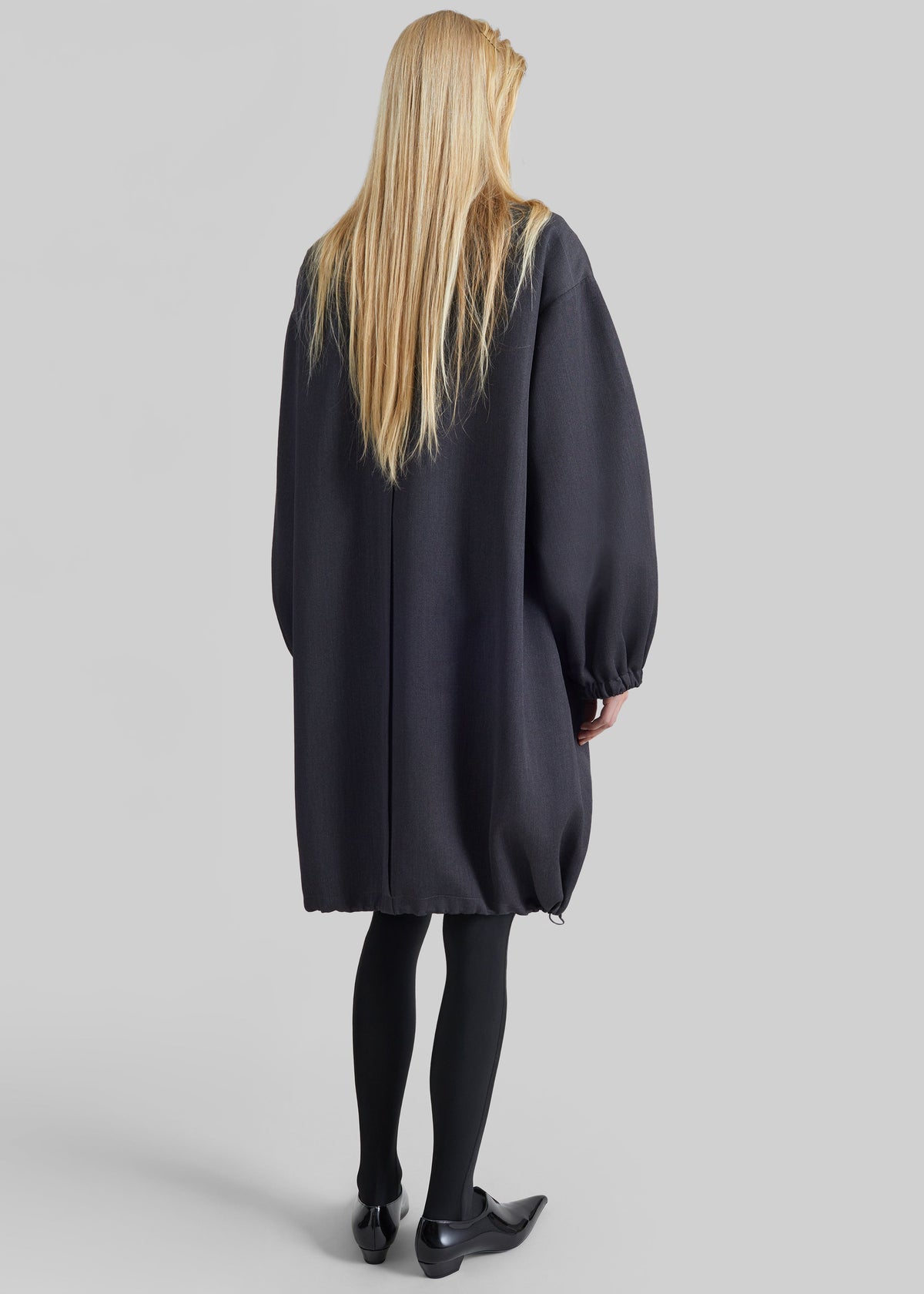 Manteau Joelle zippé - Gris foncé