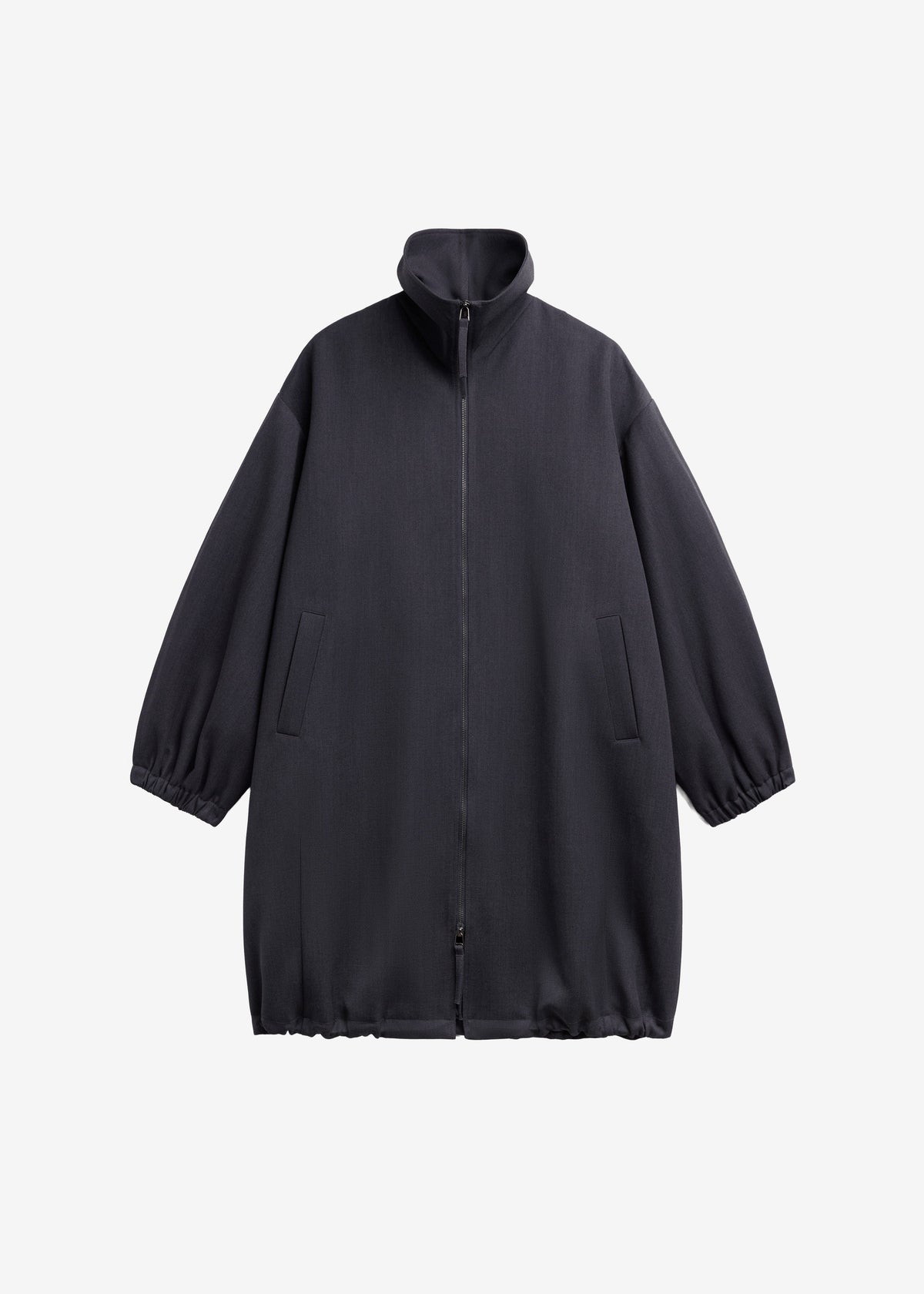 Manteau Joelle zippé - Gris foncé