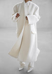 John Oversized Coat - Ivory