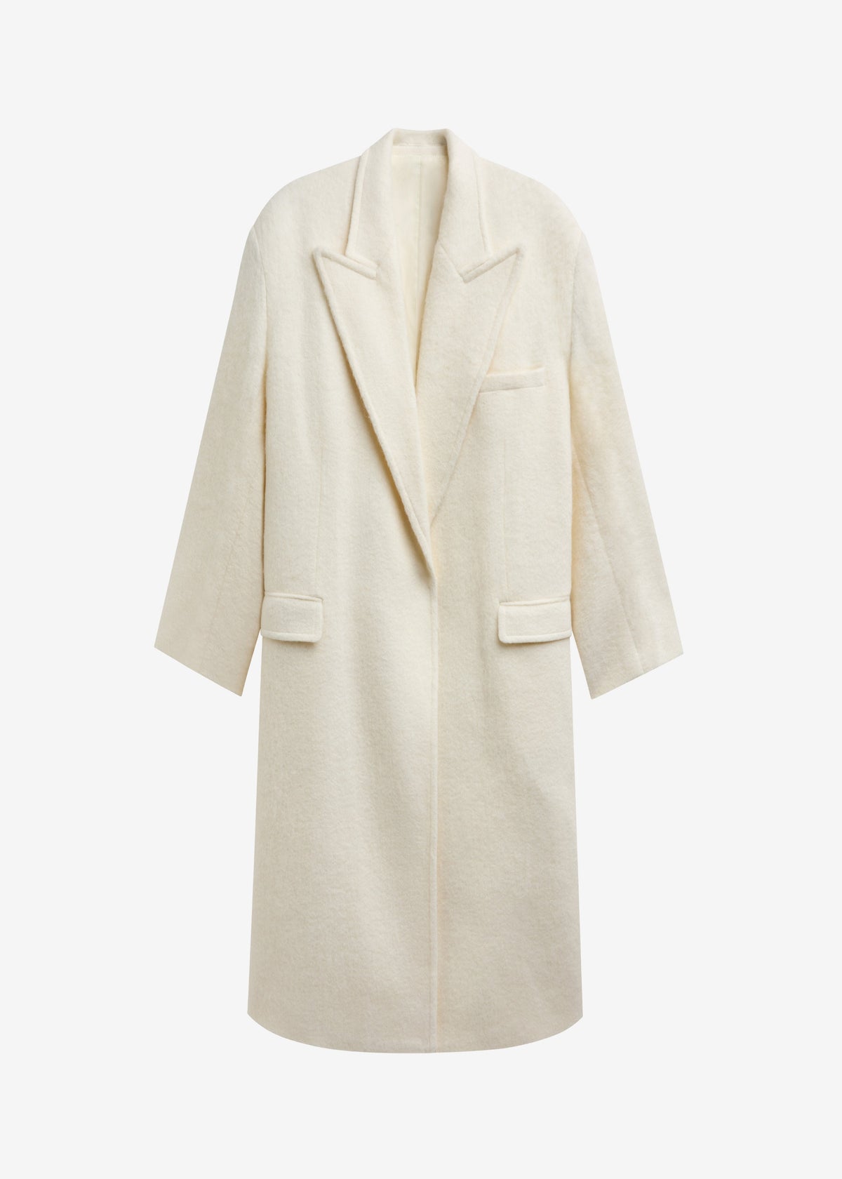 John Oversized Coat - Ivory - 14
