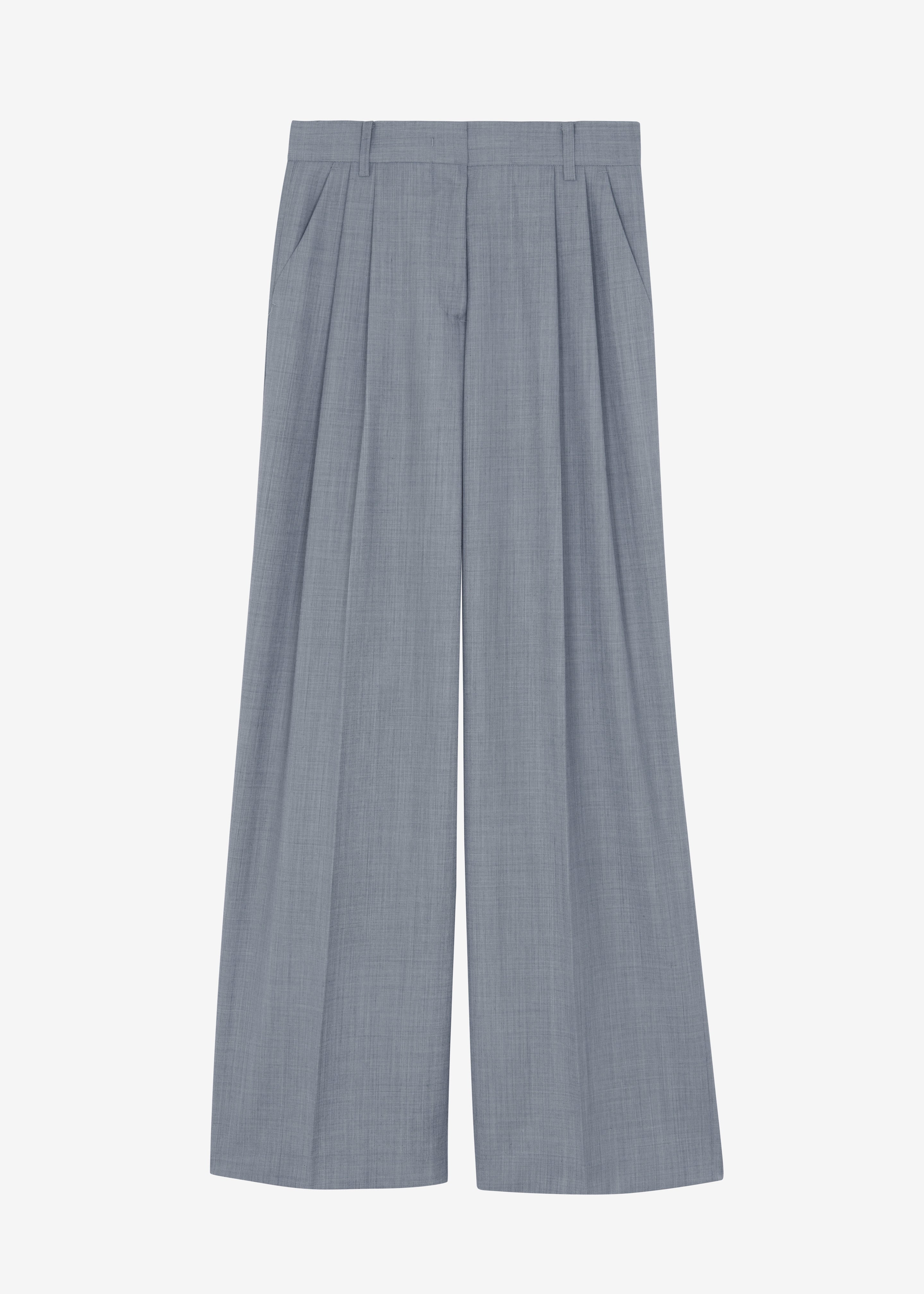 Jorae Pleated Trousers - Grey - 10