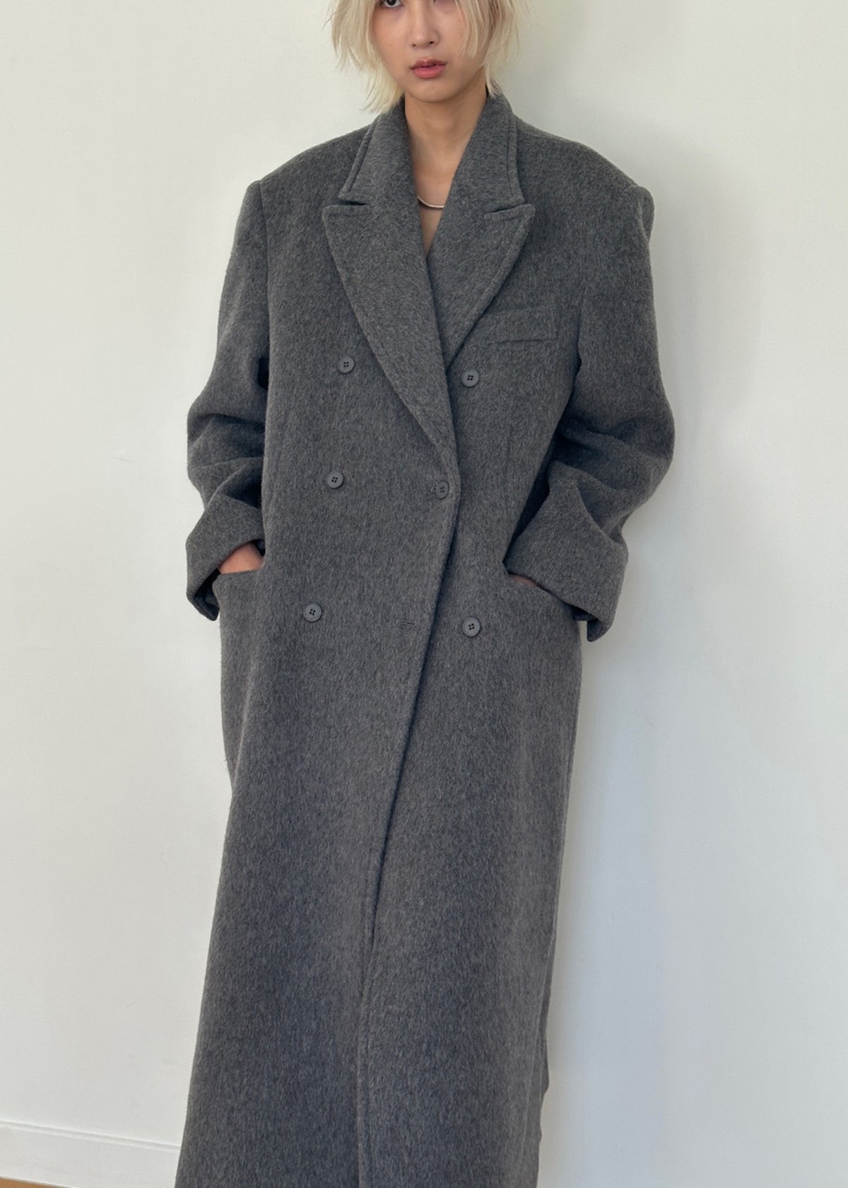 Jordan Wool Coat - Grey - 9