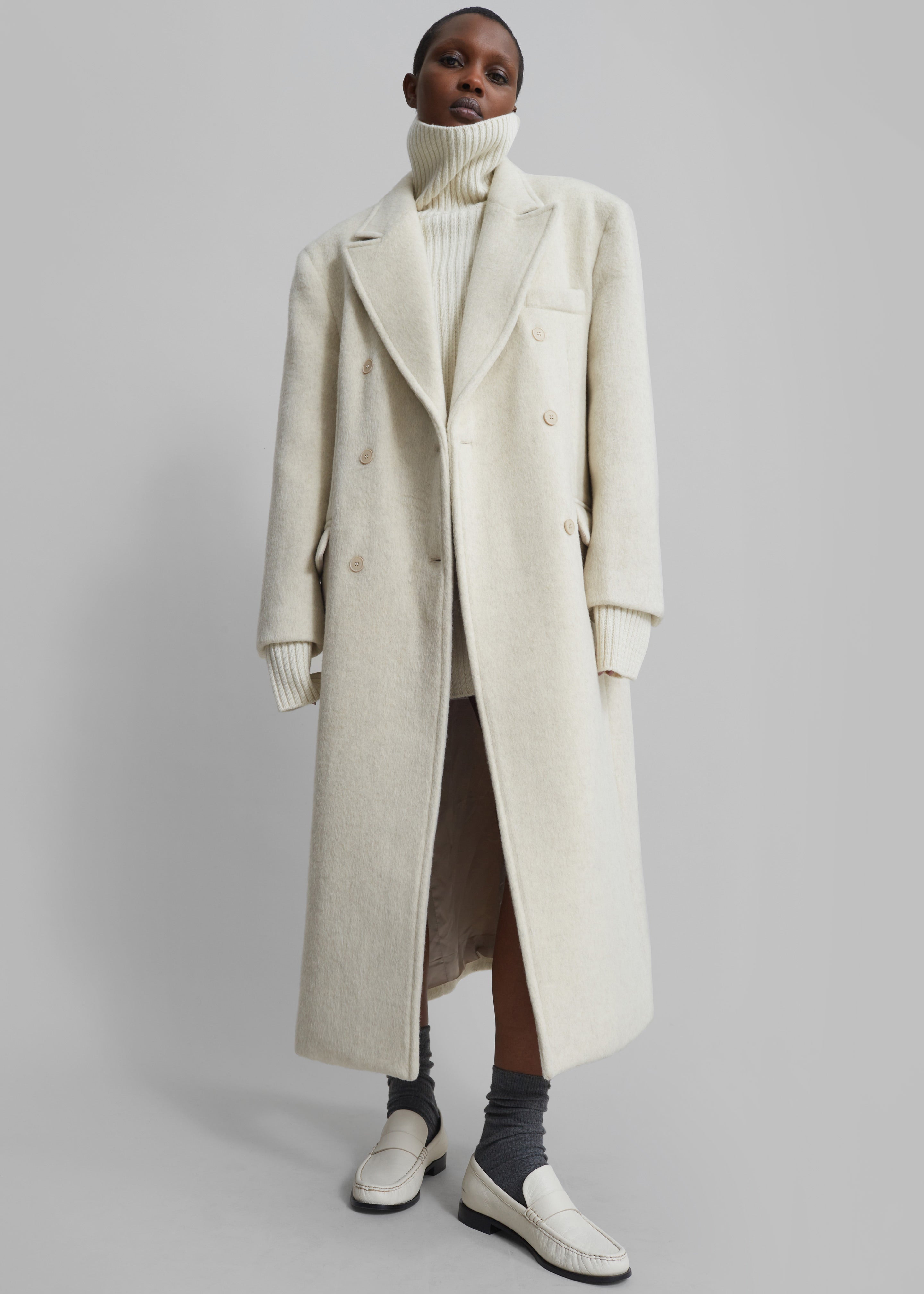 Ivory 2024 wool jacket