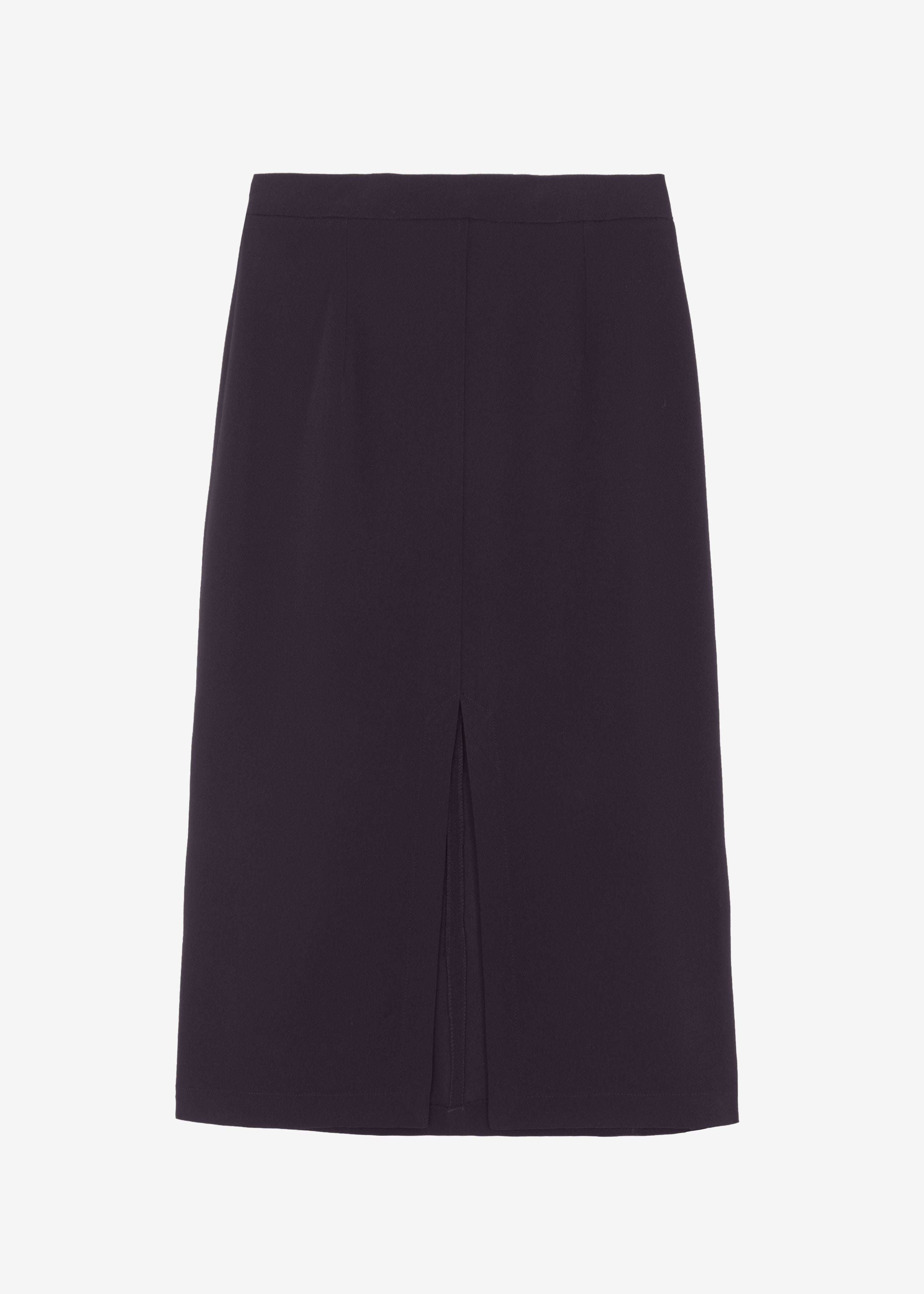 Judy Midi Skirt - Dark Plum - 9