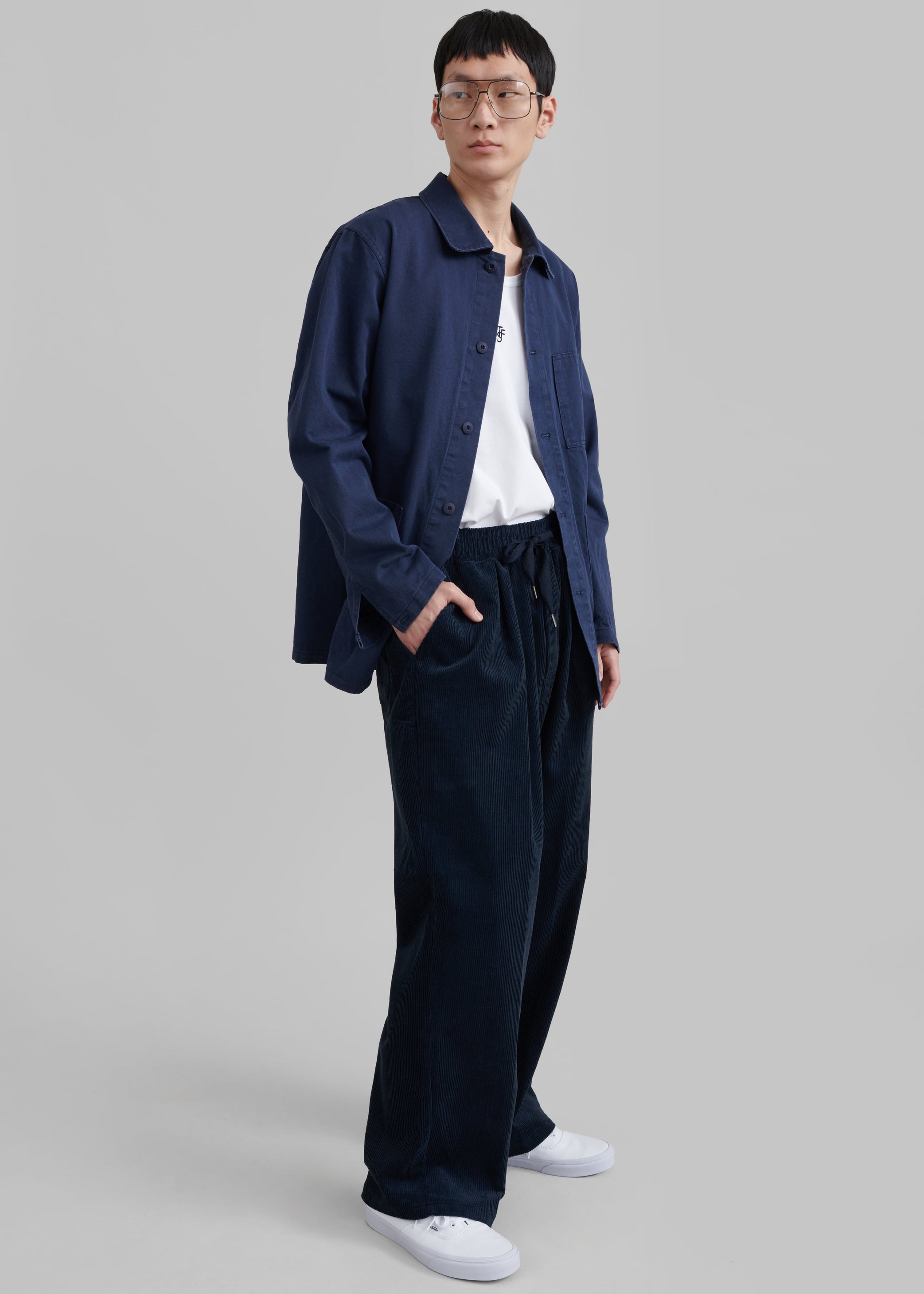 Shop the look image for Julien Utility Jacket - Navy